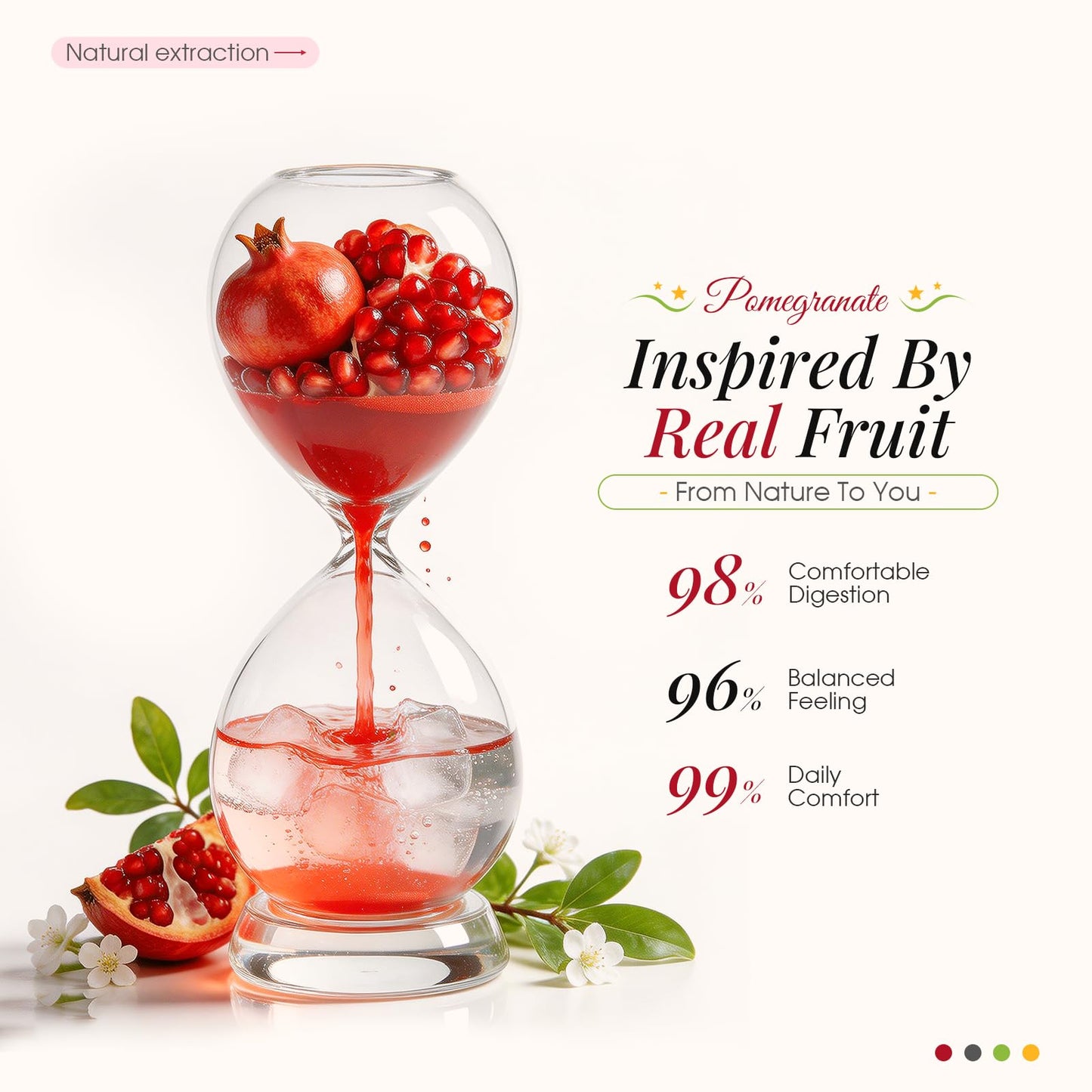 JXlspe Premium Pomegranate Extract 60 Capsules