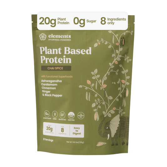 Elements Chai Spice Plant Protein Powder, 25.5 Servings
