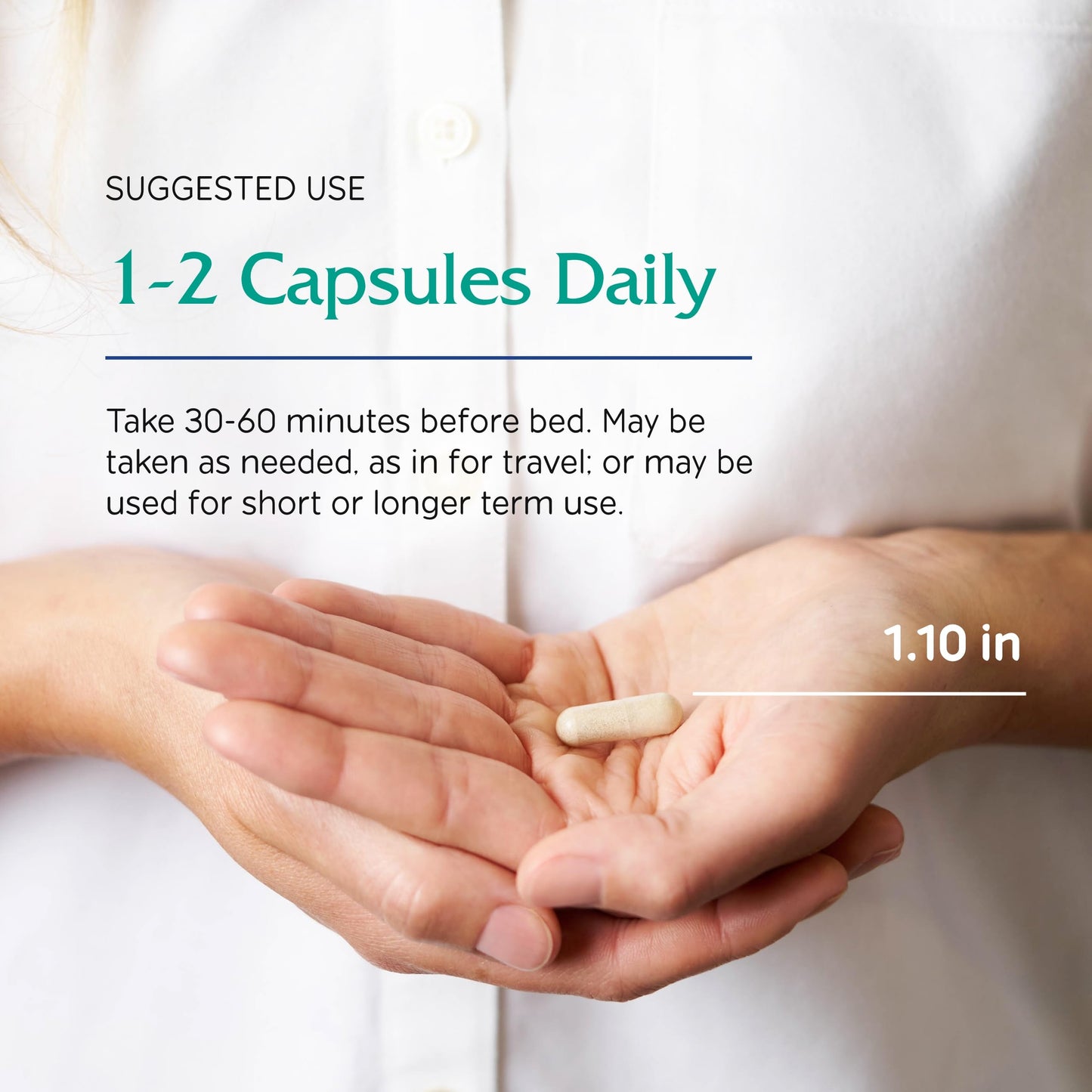Vitanica Sleepblend Sleep Support Supplement, Capsule, 60 Capsules