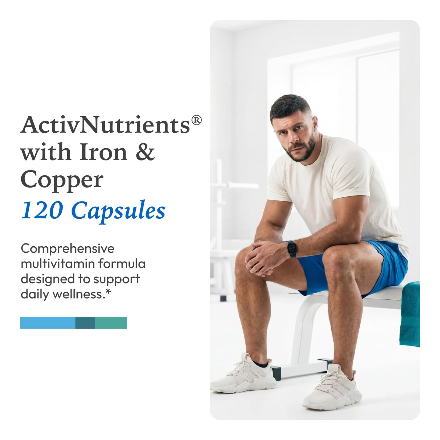 XYMOGEN ActivNutrients Multivitamin & Multimineral Formula Capsules 120