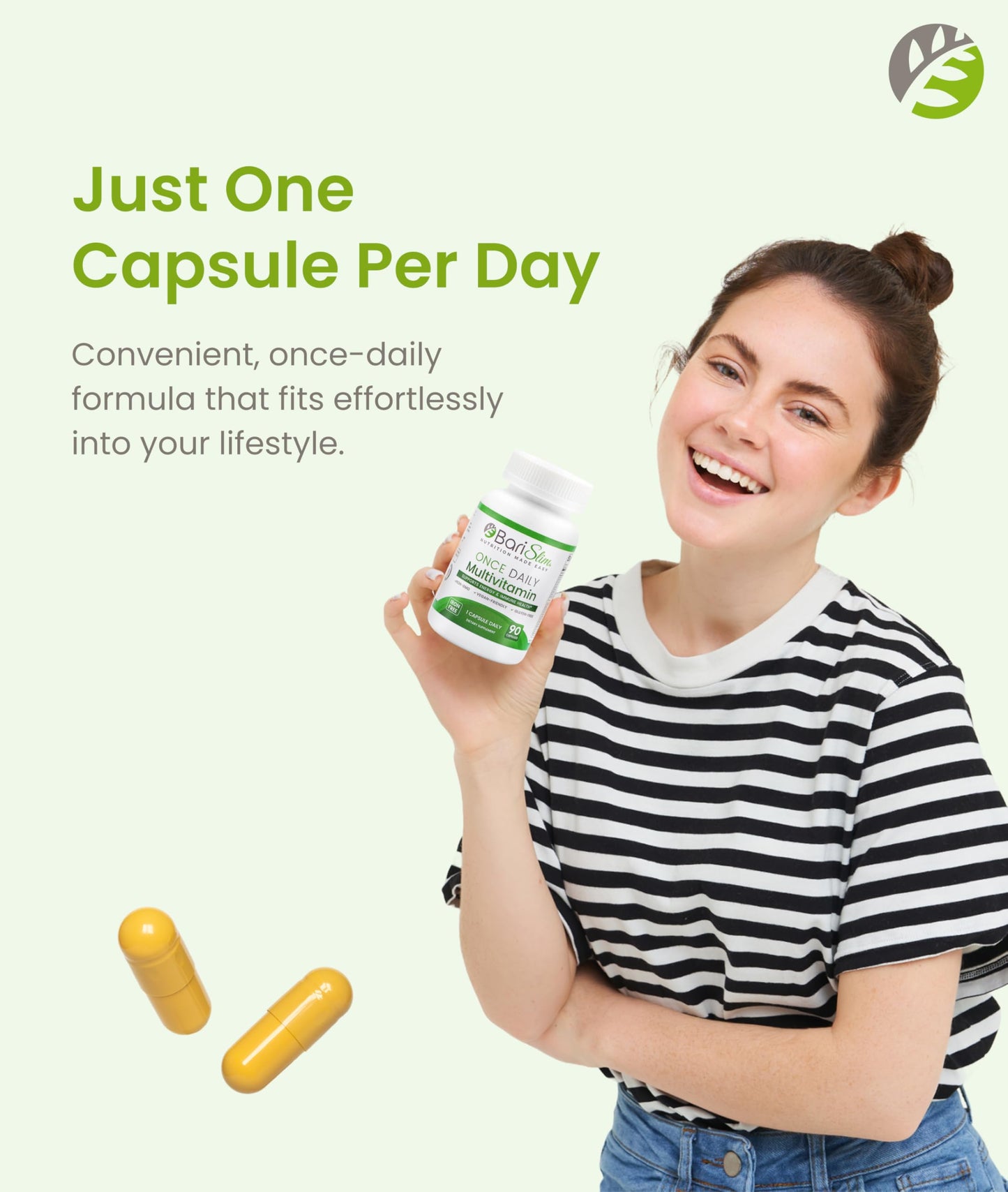 BariSlim Once Daily Bariatric Multivitamin Capsule 90 Count