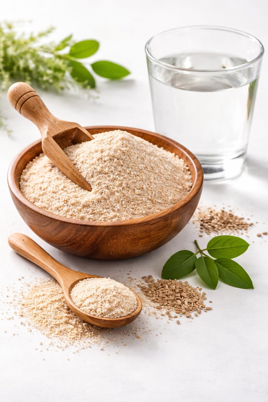 FARMVEDIC Psyllium Husk Fiber Powder Isabgol – Natural Soluble Fiber for Digestive Health, Gluten-Free, Unflavored, 8.81 oz