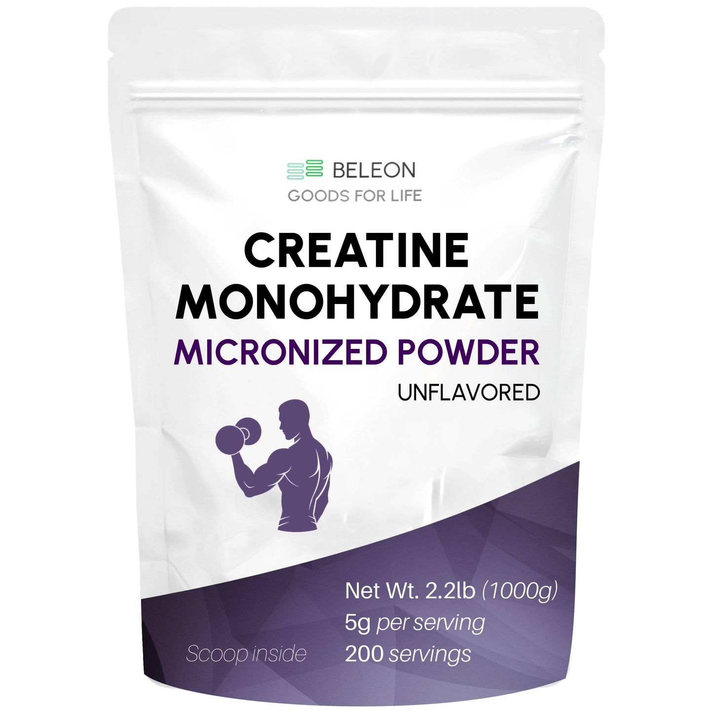 Beleon Goods For Life Creatine Monohydrate Powder, 35.2 oz