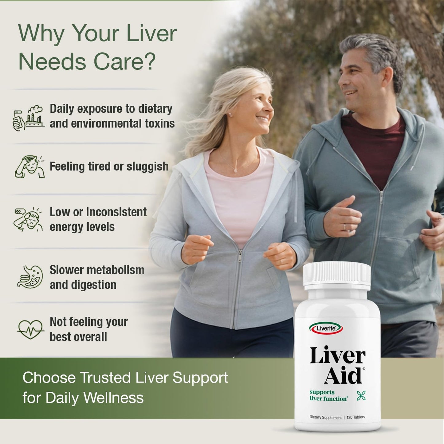 LIVERITE Liver Aid Dietary Supplement Tablets 150