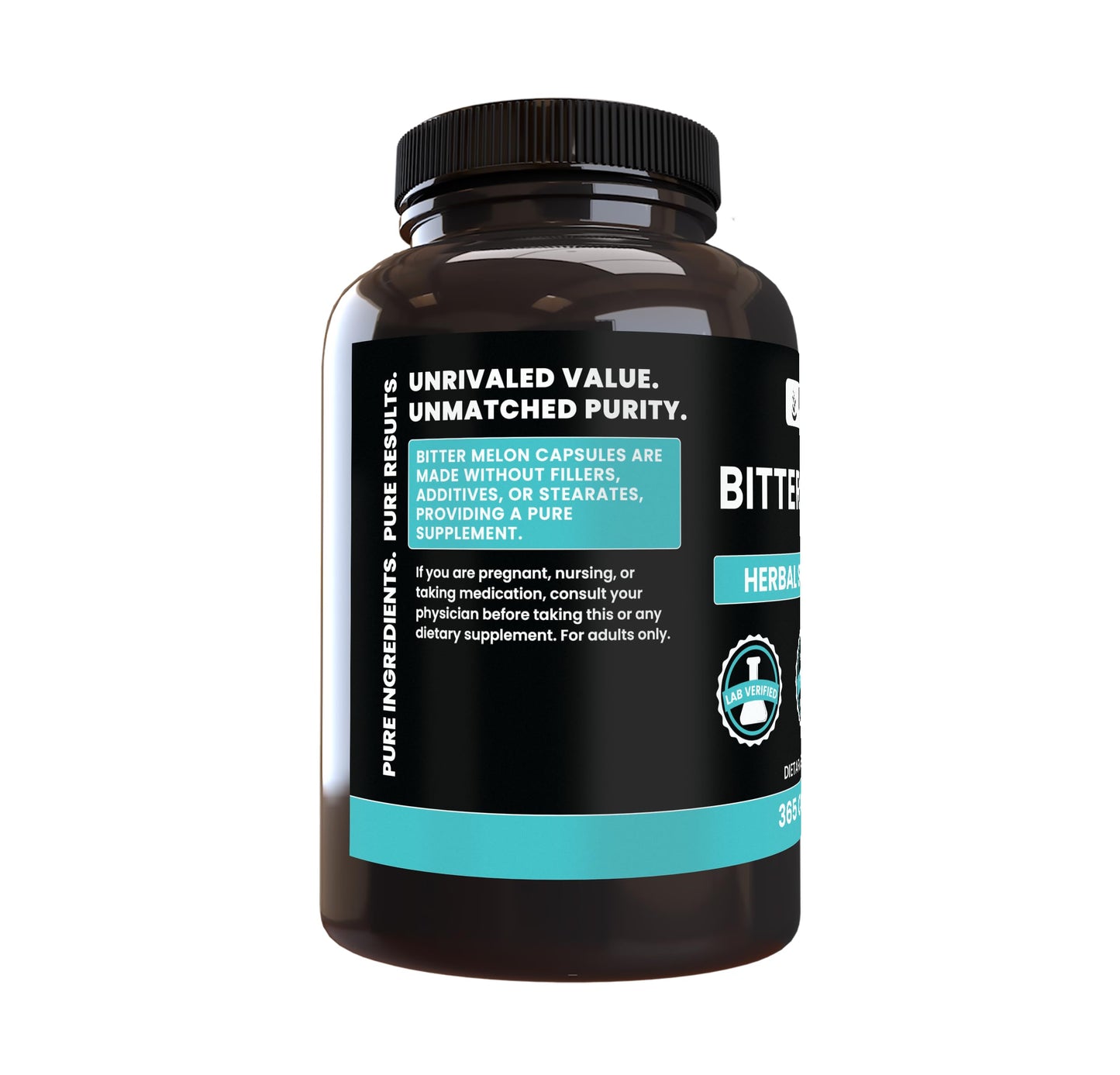PURE ORIGINAL INGREDIENTS Bitter Melon Capsule 365