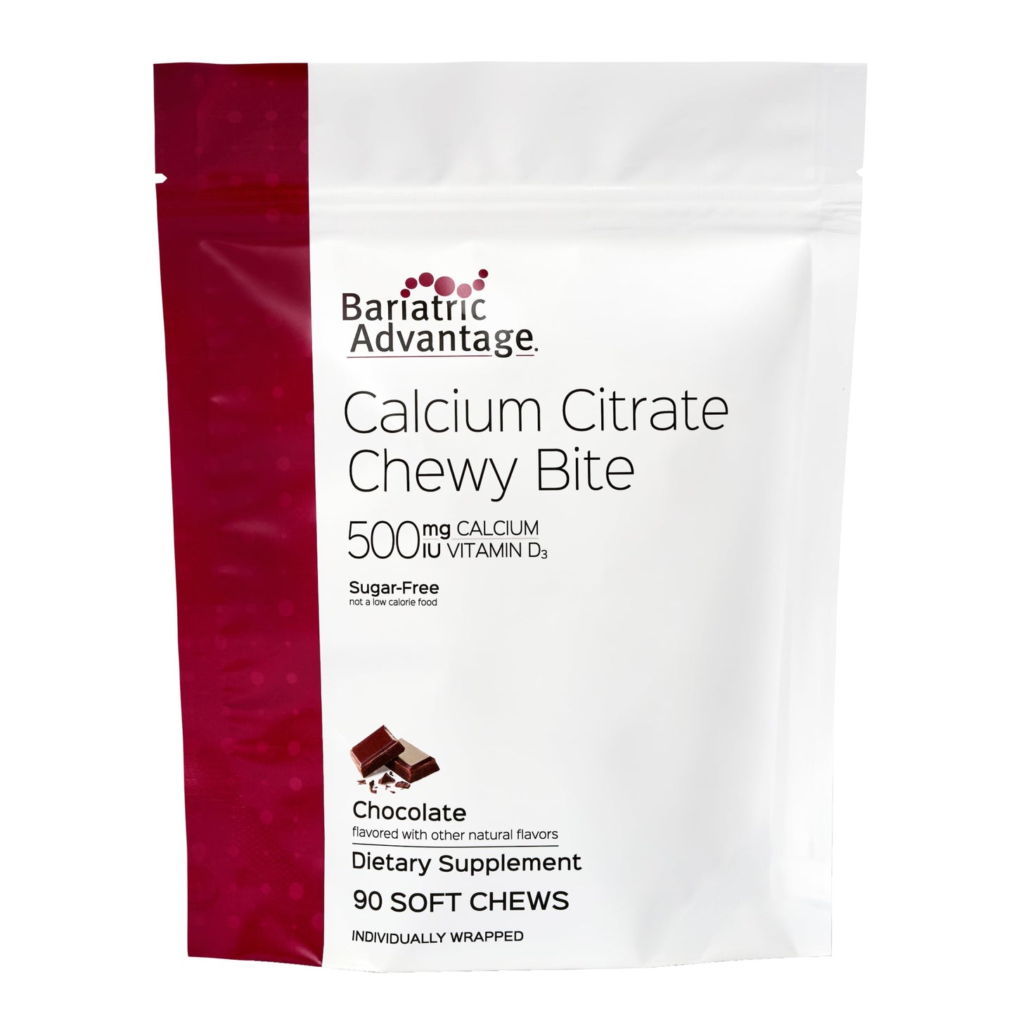 Bariatric Advantage Calcium Citrate Chewy Bites Gummy 90 Count