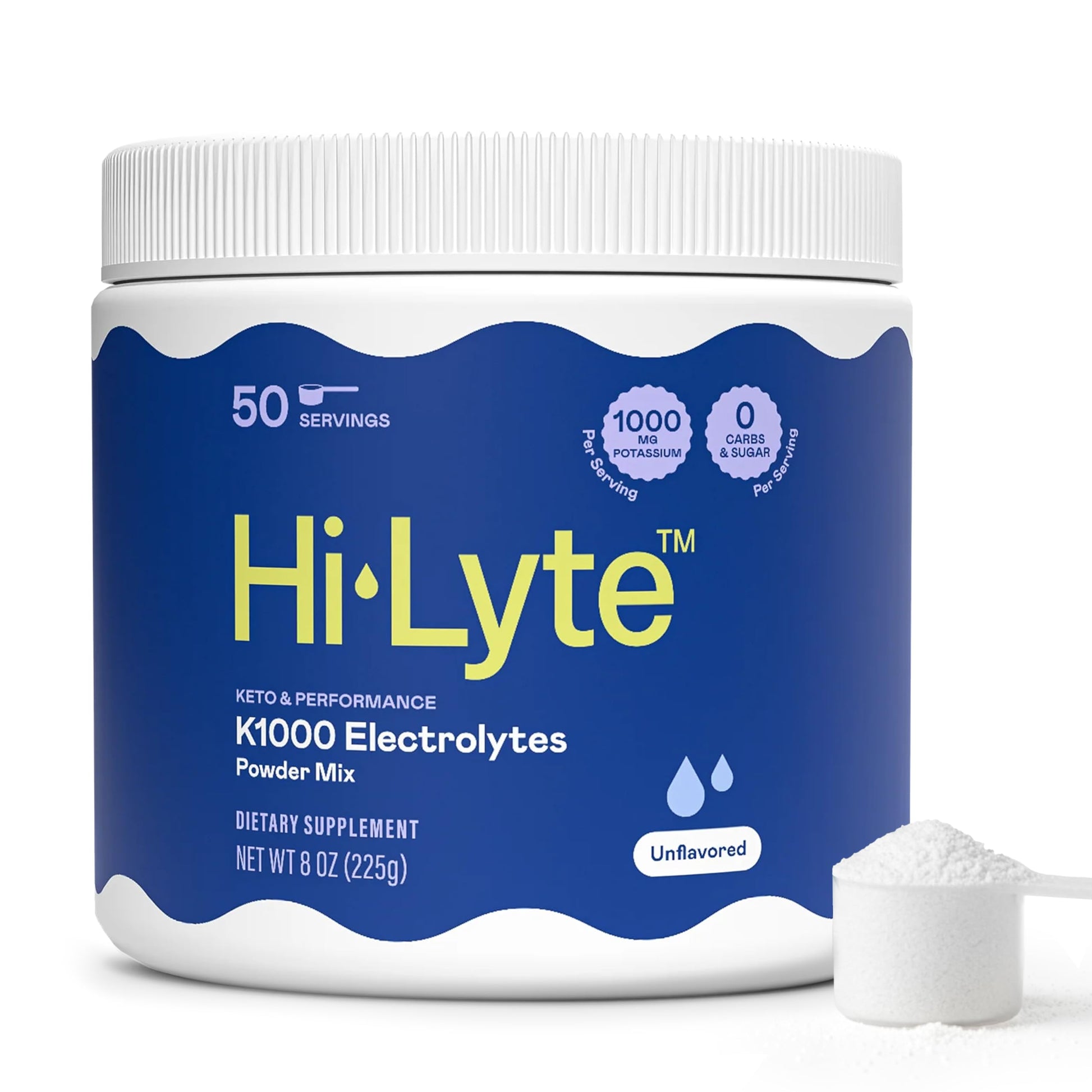 Hi-Lyte K1000 Electrolytes Powder, 50 Servings