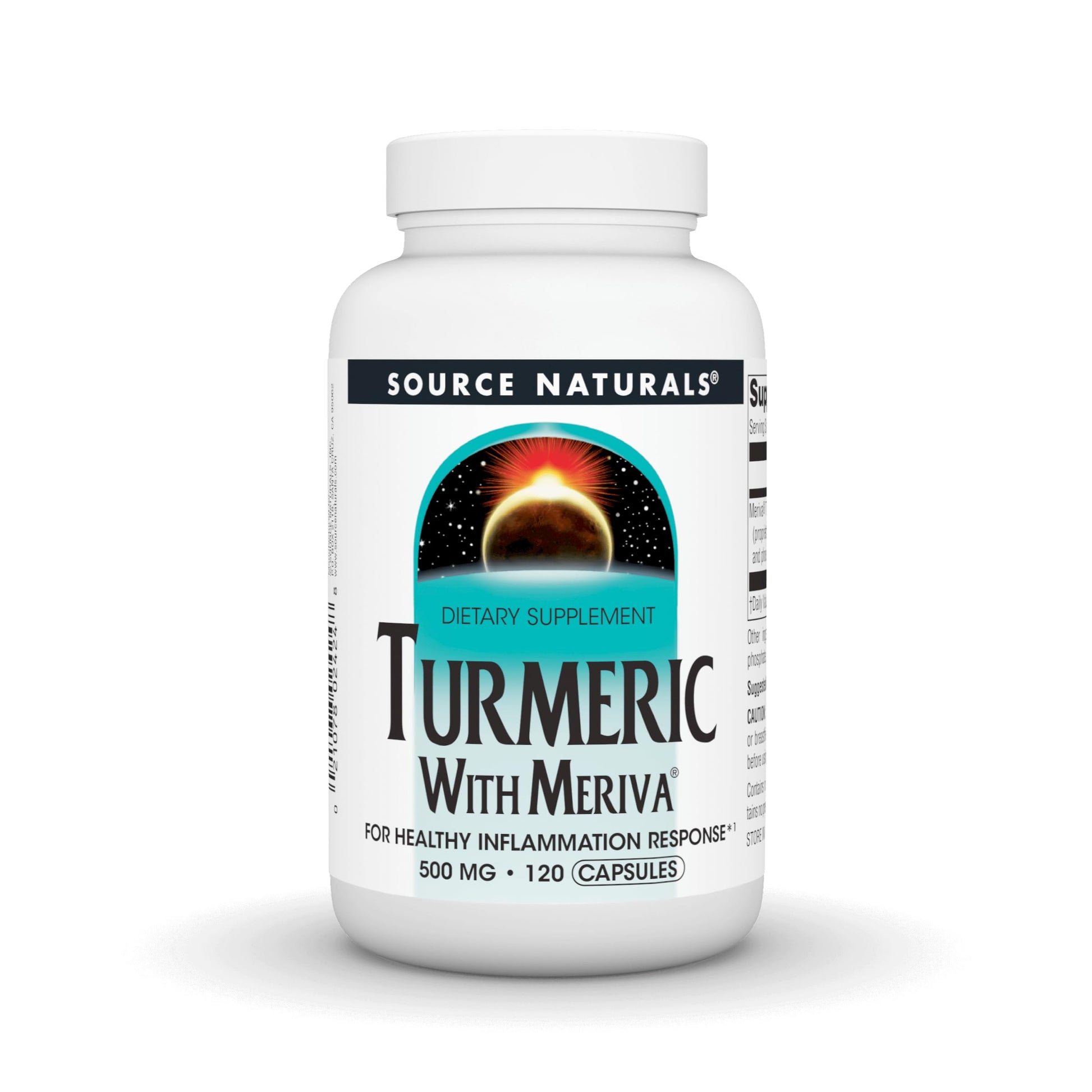 Source Naturals Turmeric with Meriva 500 mg Capsules, 120 Count