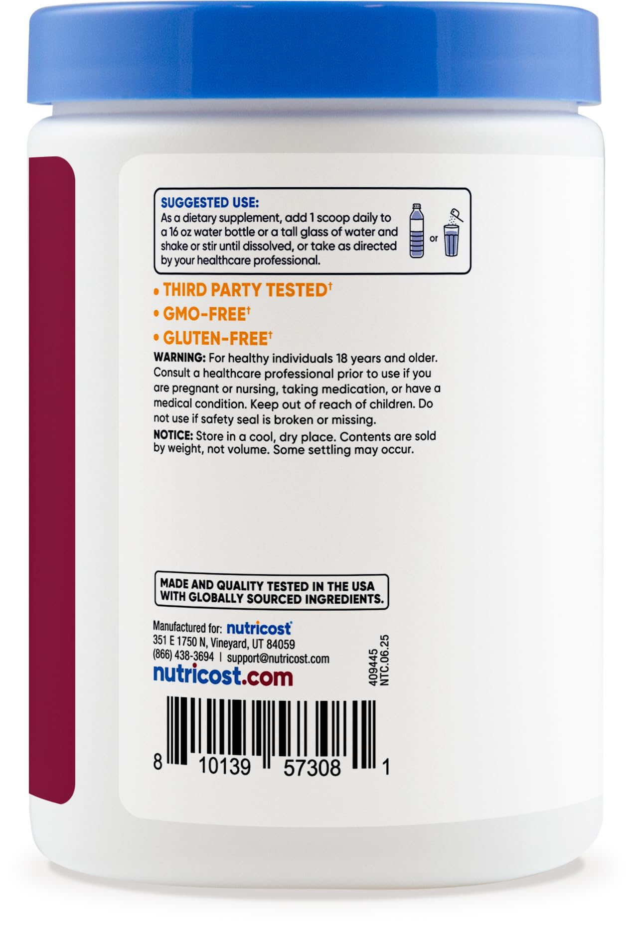 Nutricost Electrolyte Complex Powder 8.4 Ounces