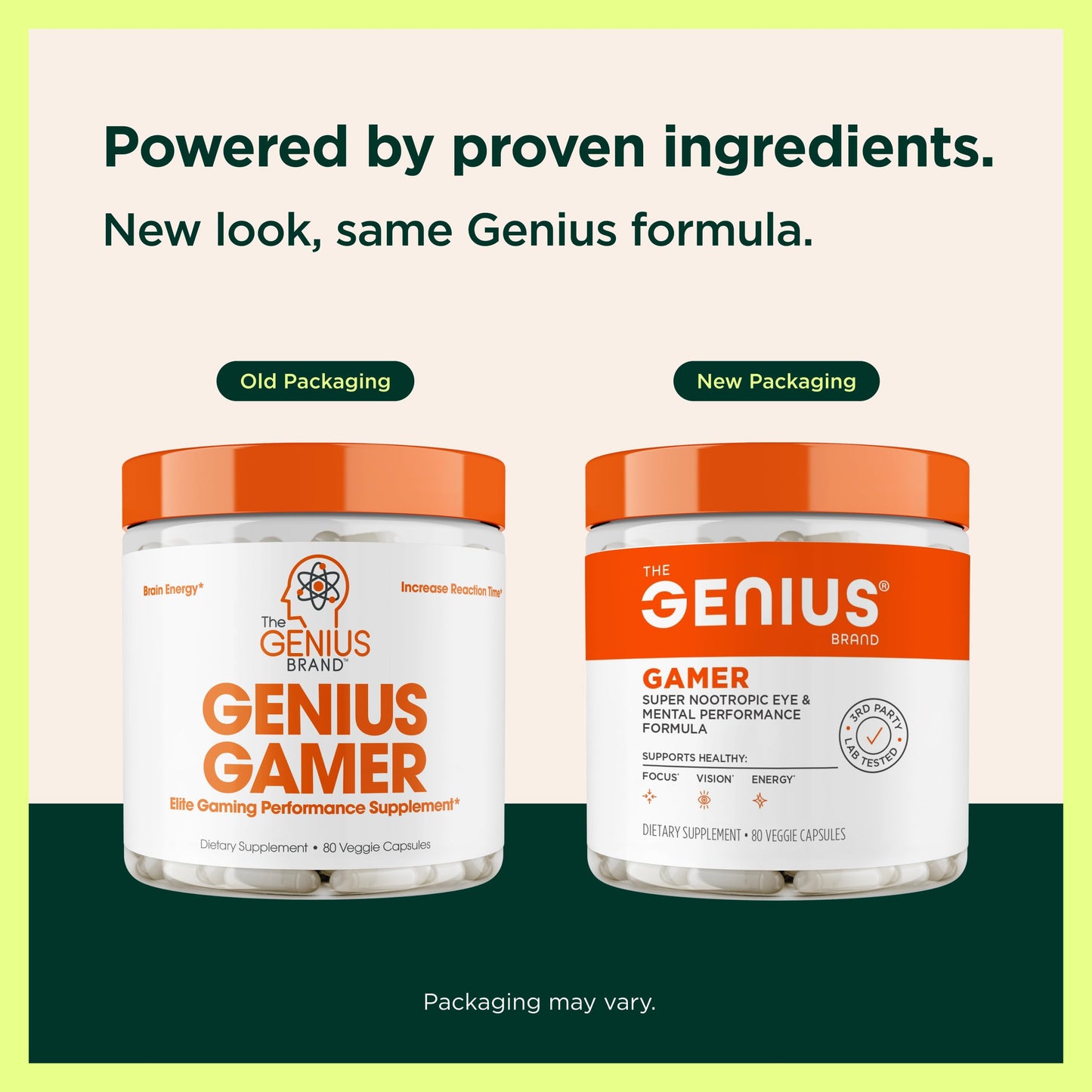 The Genius Brand Genius Gamer Capsule 80 Count