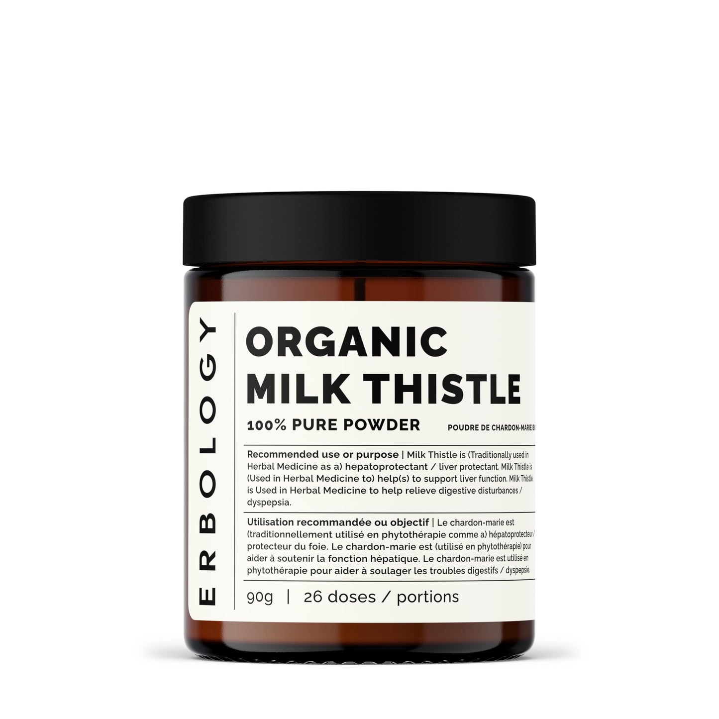 Erbology Organic Milk Thistle Powder 5.3 oz