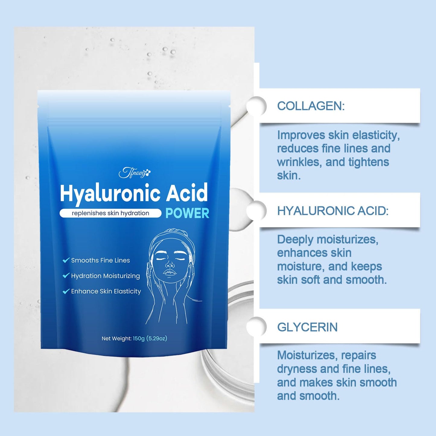 Tfnovg Hyaluronic Acid Powder 3.5274