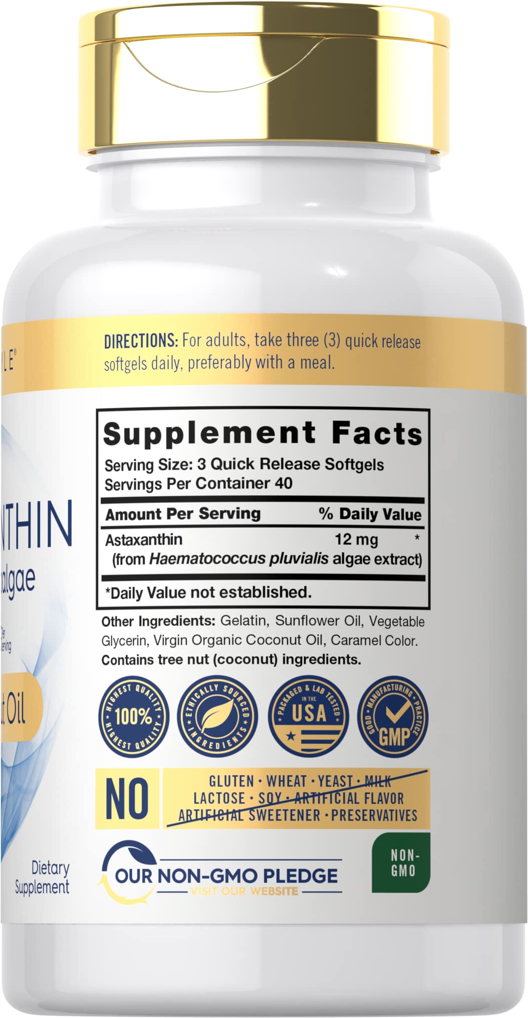 Carlyle Astaxanthin 12mg Softgels 120