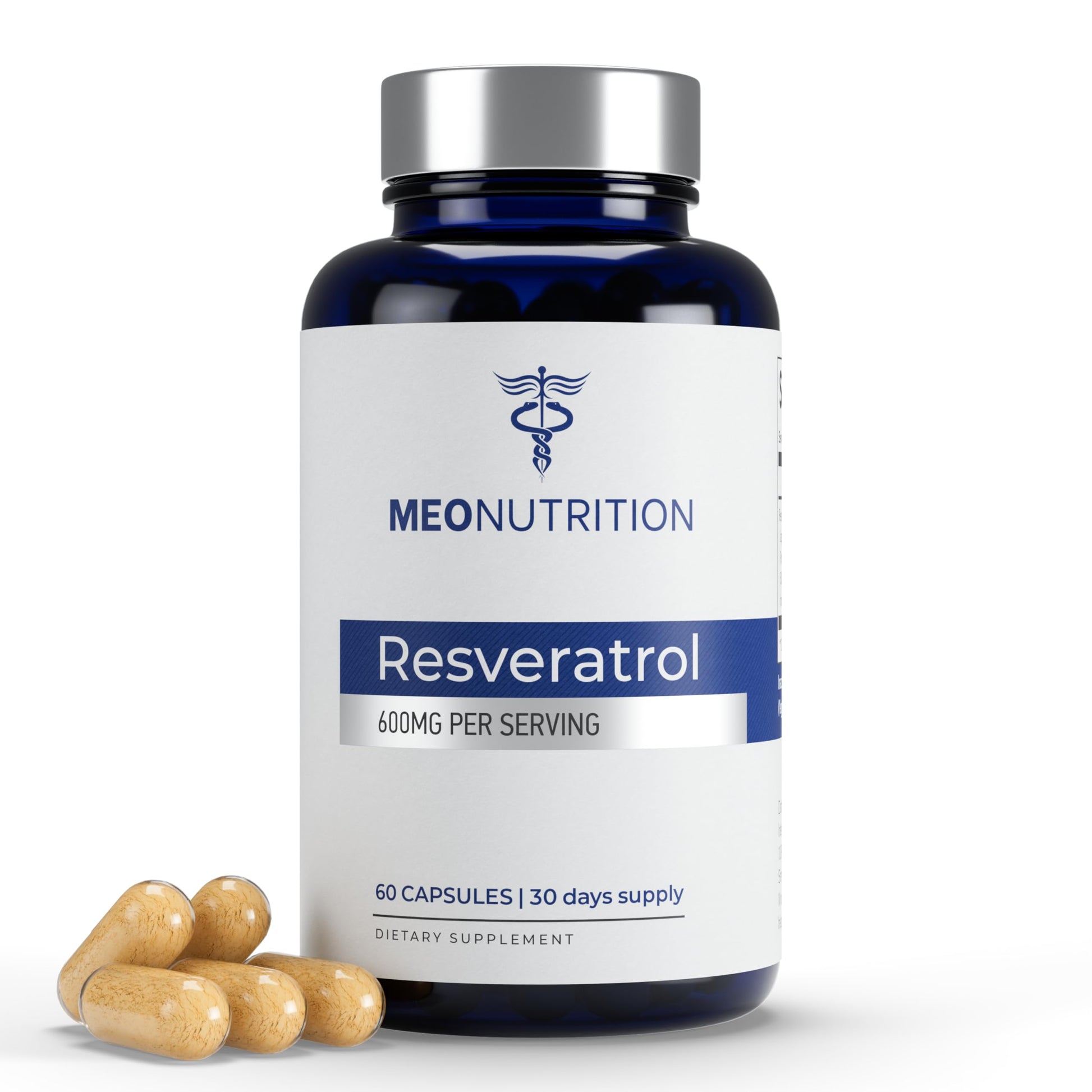Meo Nutrition Resveratrol 600mg 60 Capsules