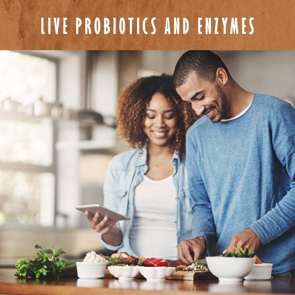 Garden of Life Organic Plant Protein Chocolate Flavor Protein Powder with Probiotics & Enzymes, 10 Servings