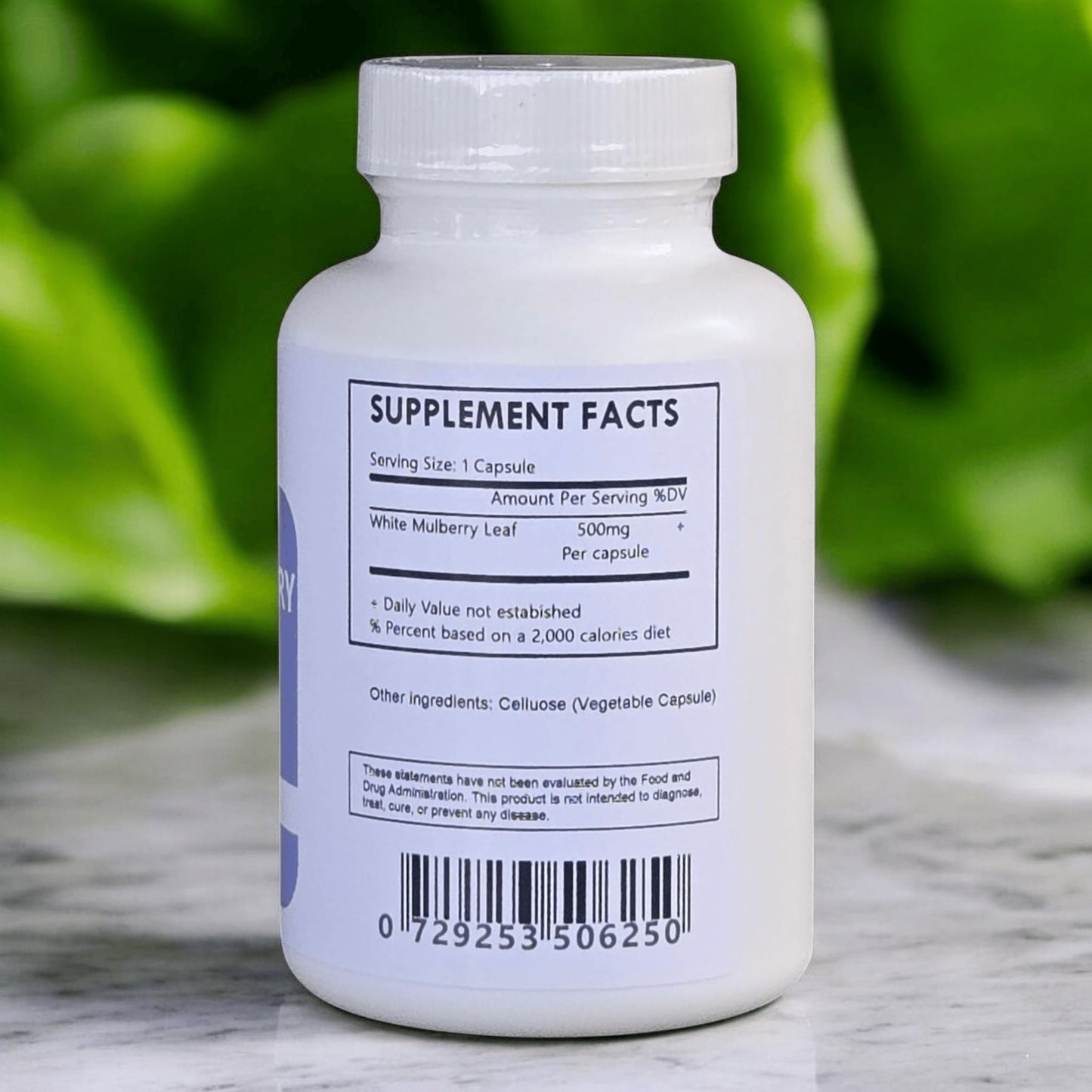 Herbal Island White Mulberry Leaf Extract 4:1 Capsules, 60 Count