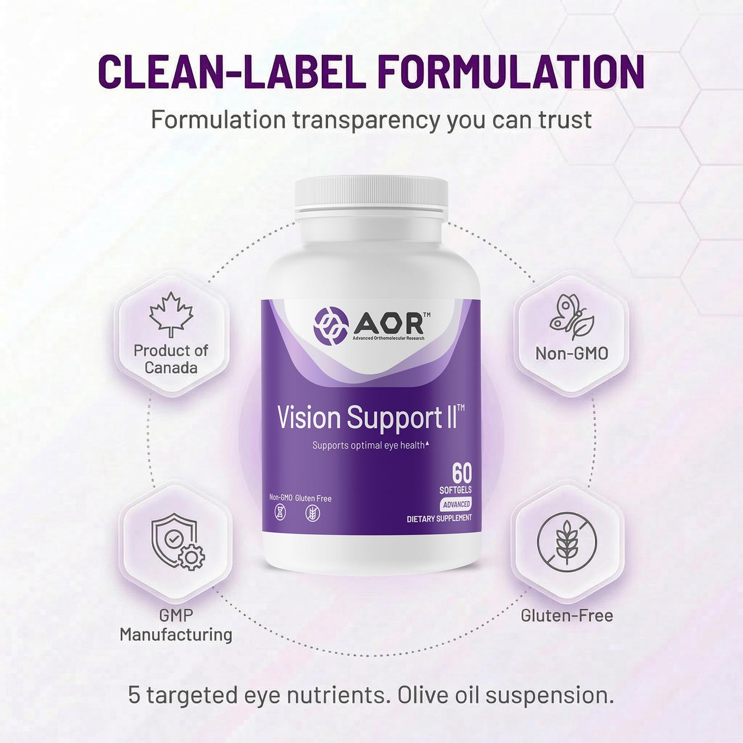 AOR Vision Support II Softgels 60