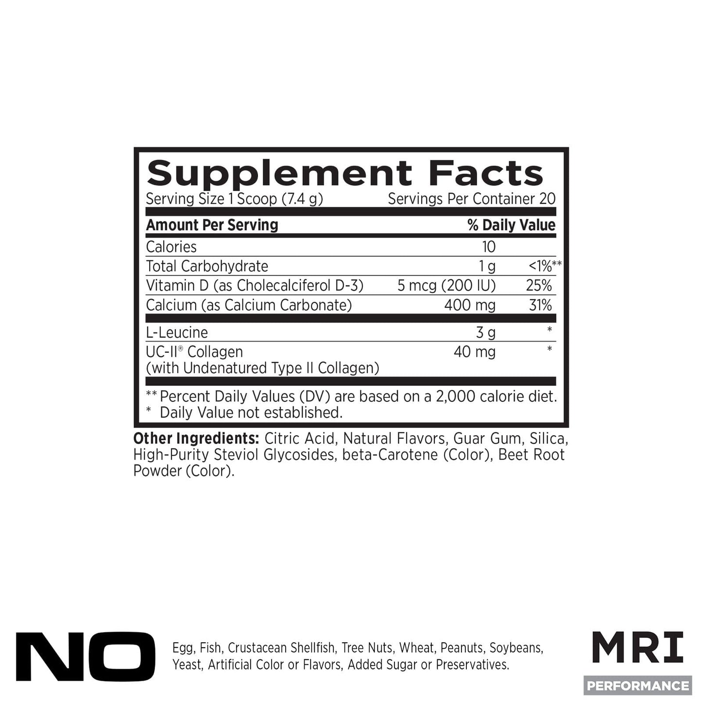 MRI Collagen Peptides Powder 1 Ounce