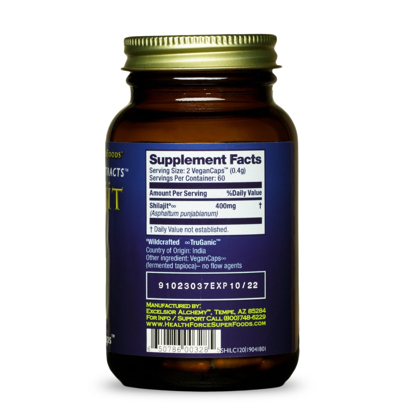 HealthForce SuperFoods Shilajit Capsules 120