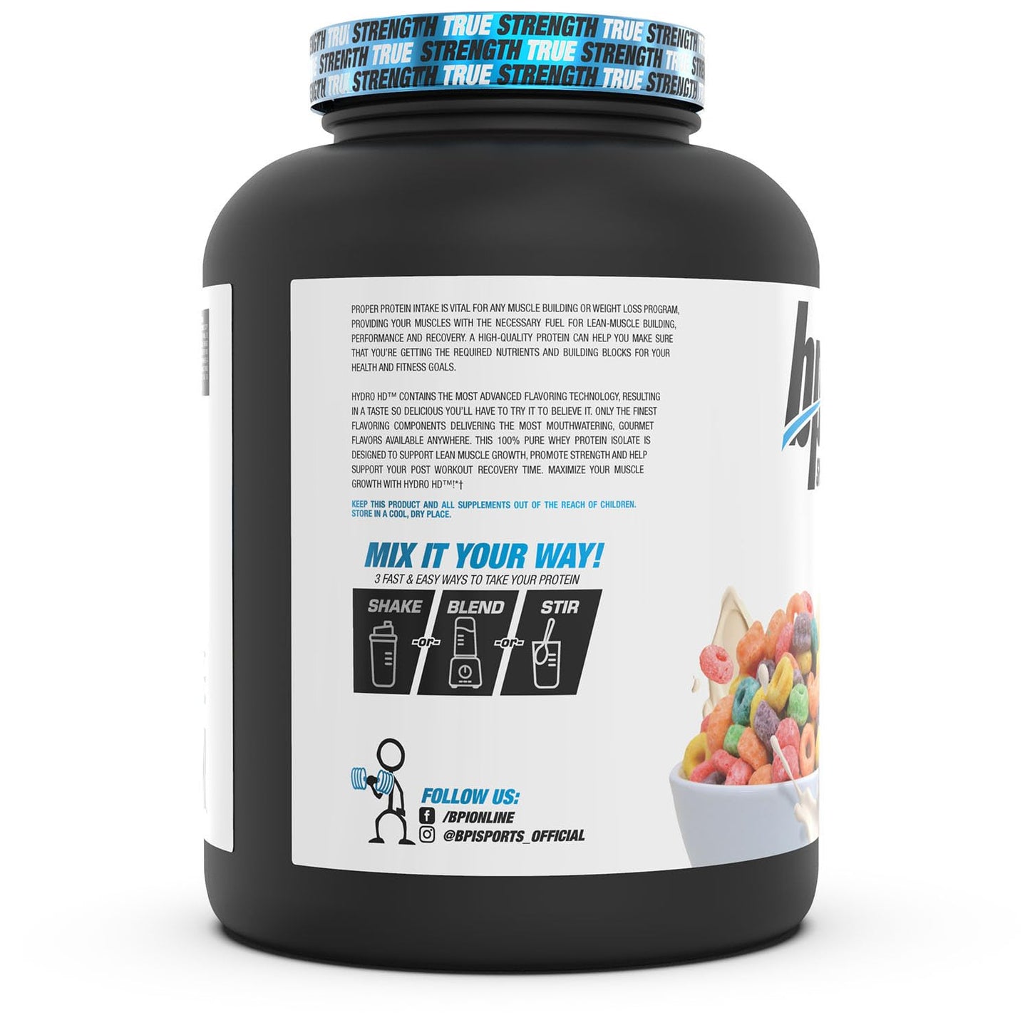 BPI Sports Hydro HD 100% Hydrolyzed Whey Protein Powder, 68 Servings