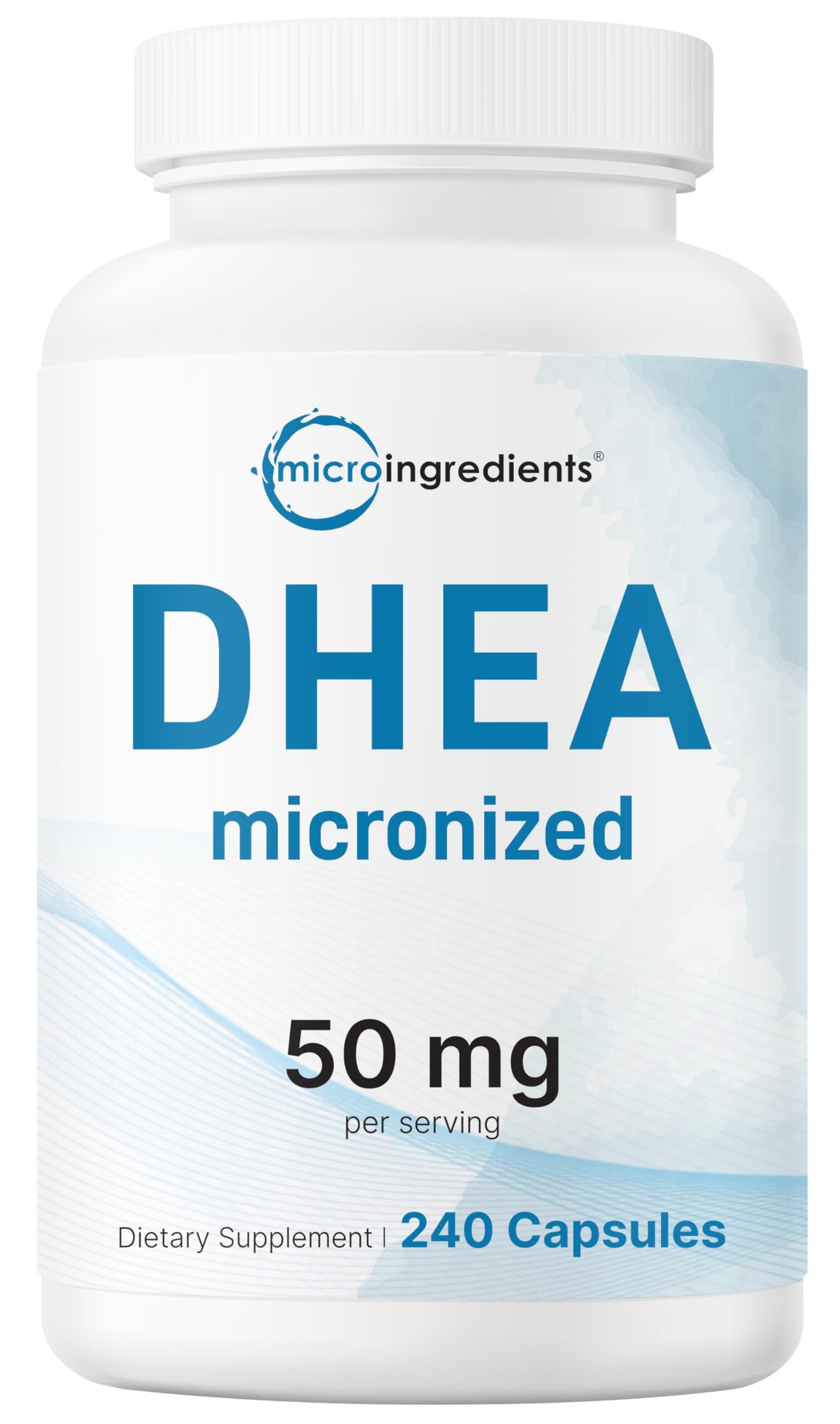 Micro Ingredients DHEA 50 mg Capsule, 240 Capsules