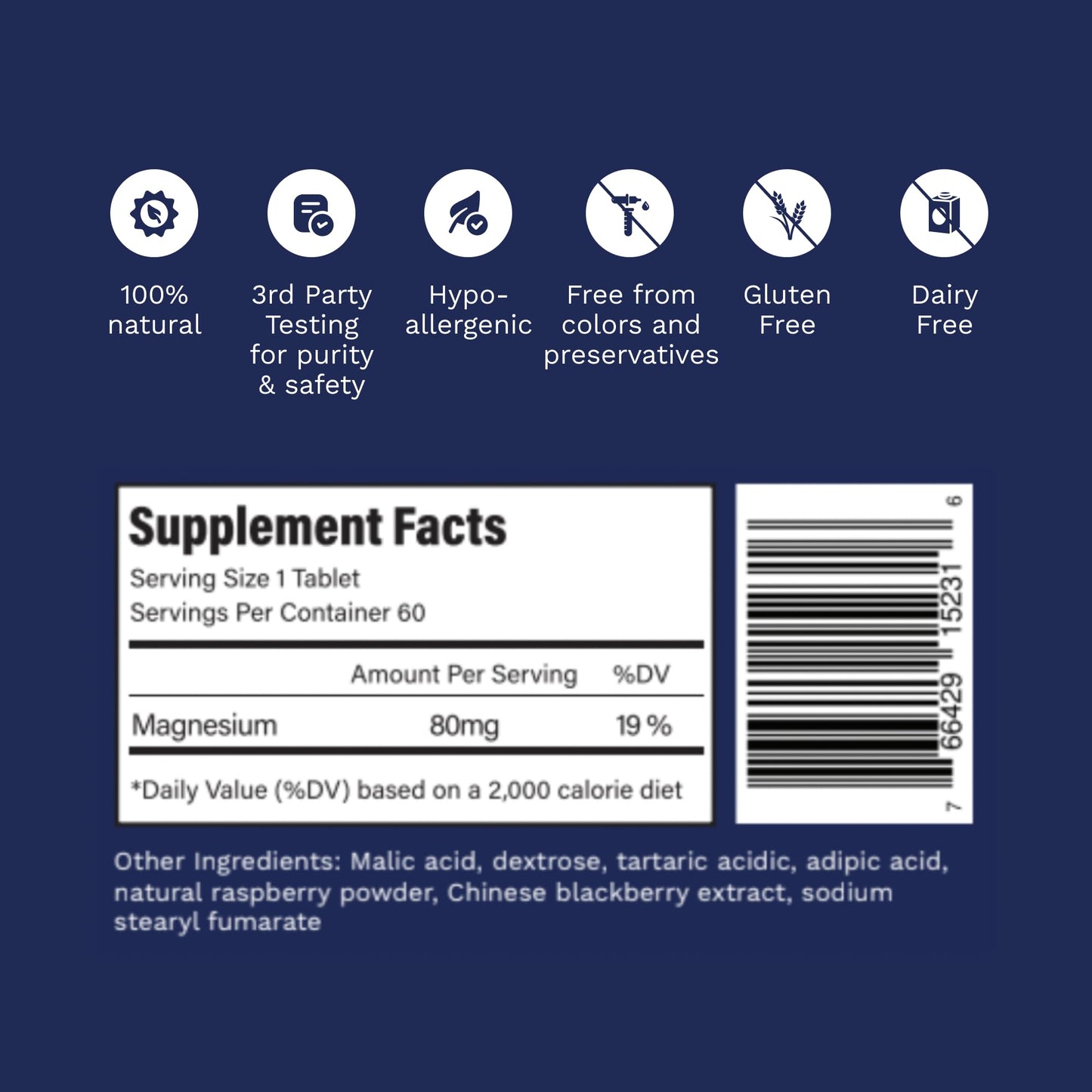 Purative Active H2 Ultra+ Hydrogen Water Tablet Natural Raspberry 240 Tablets