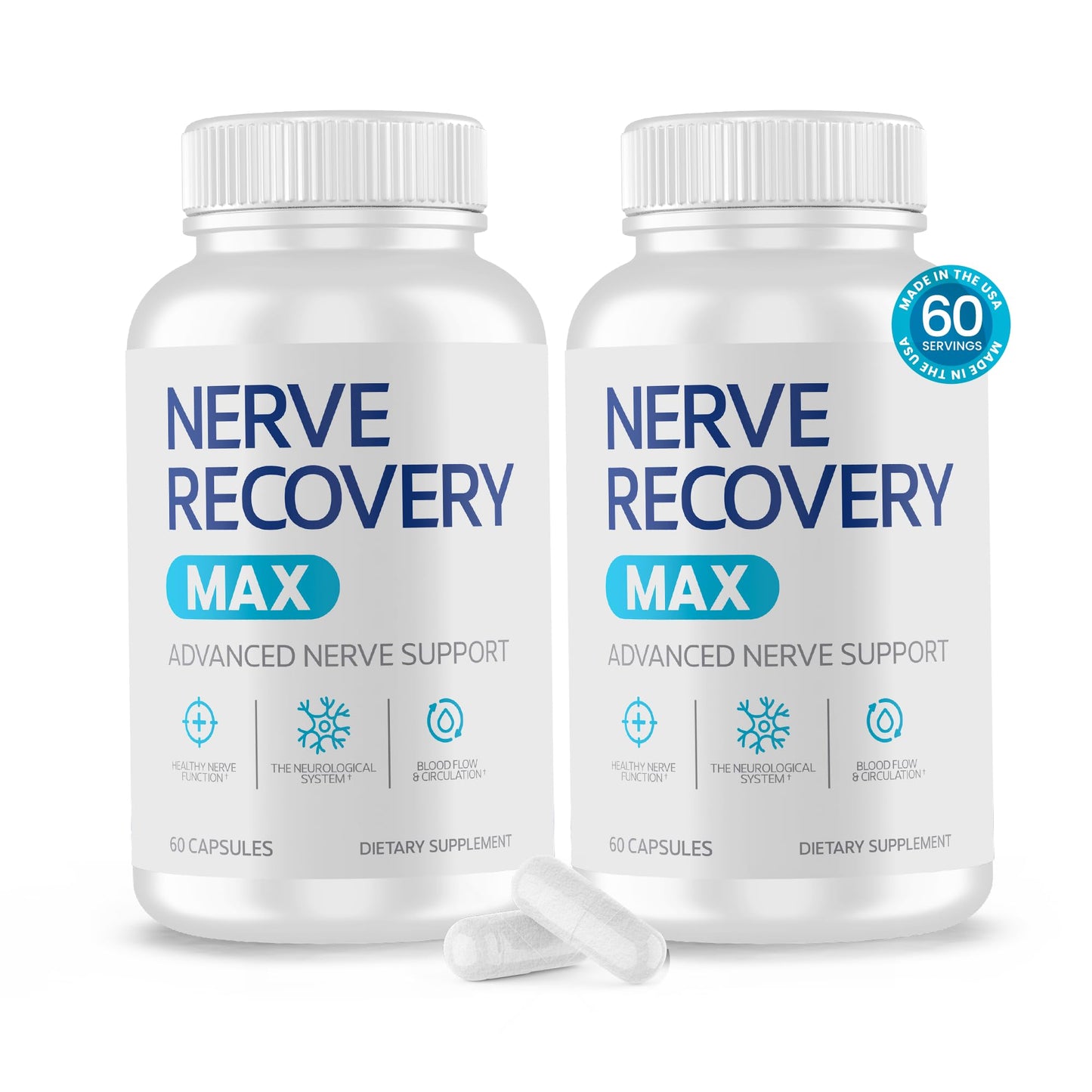 Nerve Recovery Max Nerve Support Capsules 120 Capsules