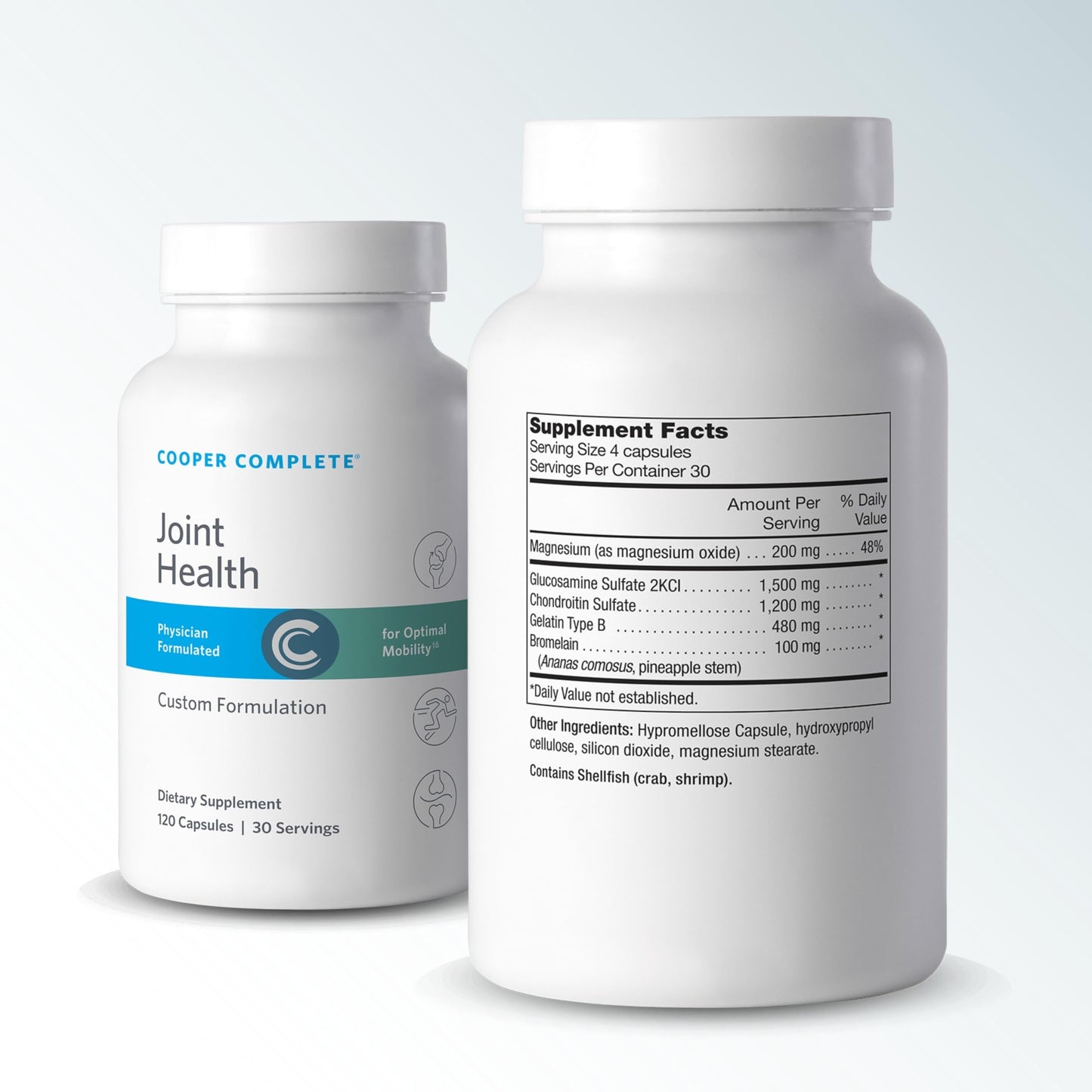 Cooper Complete Joint Health Glucosamine Chondroitin Bromelain Capsule, 120 Count