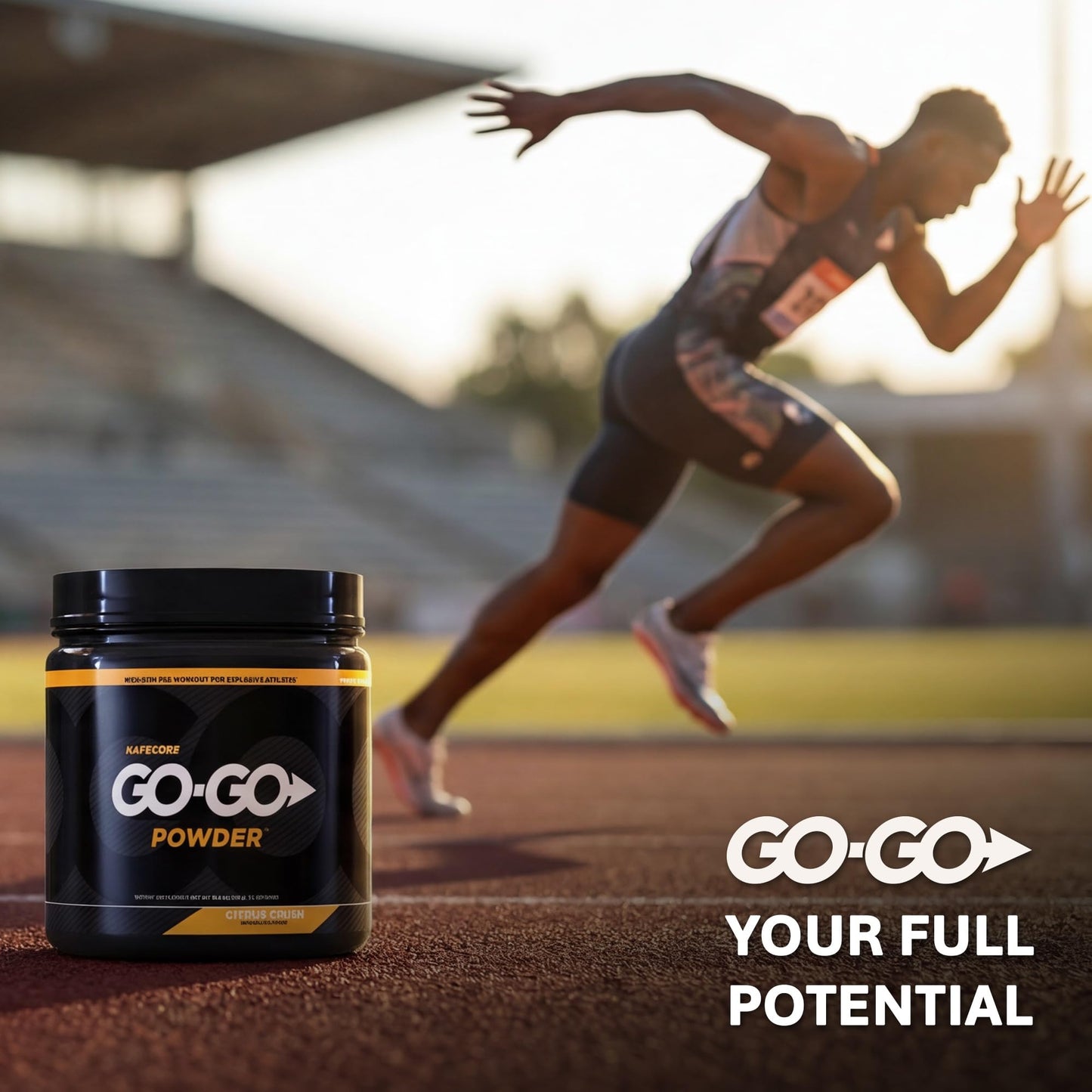 KAFECORE GO – GO POWDER Pre Workout Powder, 18.6 oz