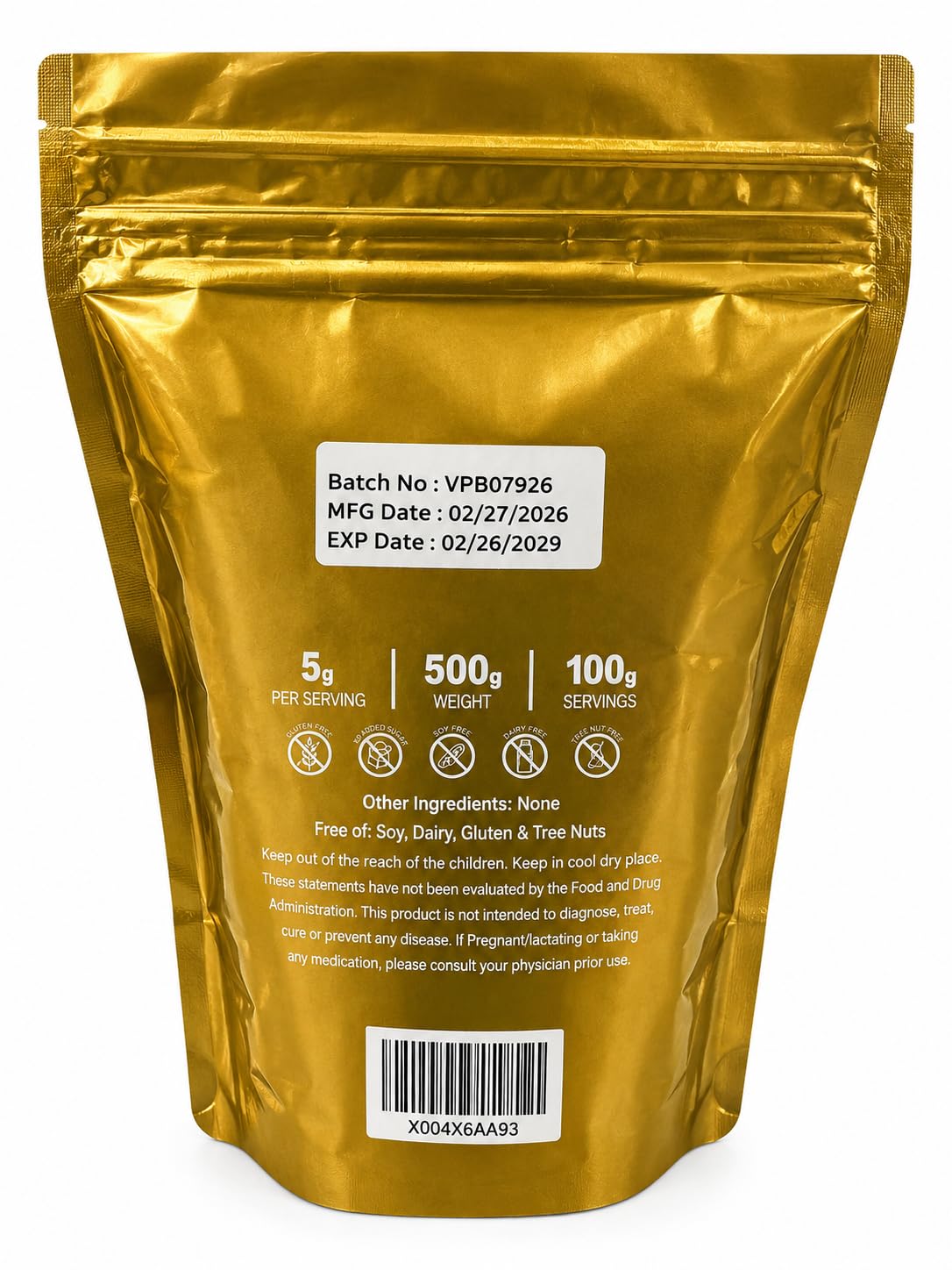 MS Finechem Creatine Monohydrate Micronized Powder, 17.6 oz