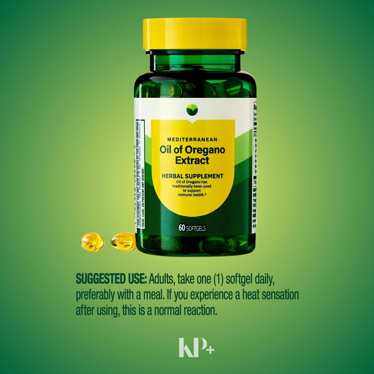 KP+ Oil of Oregano Extract Softgels 120