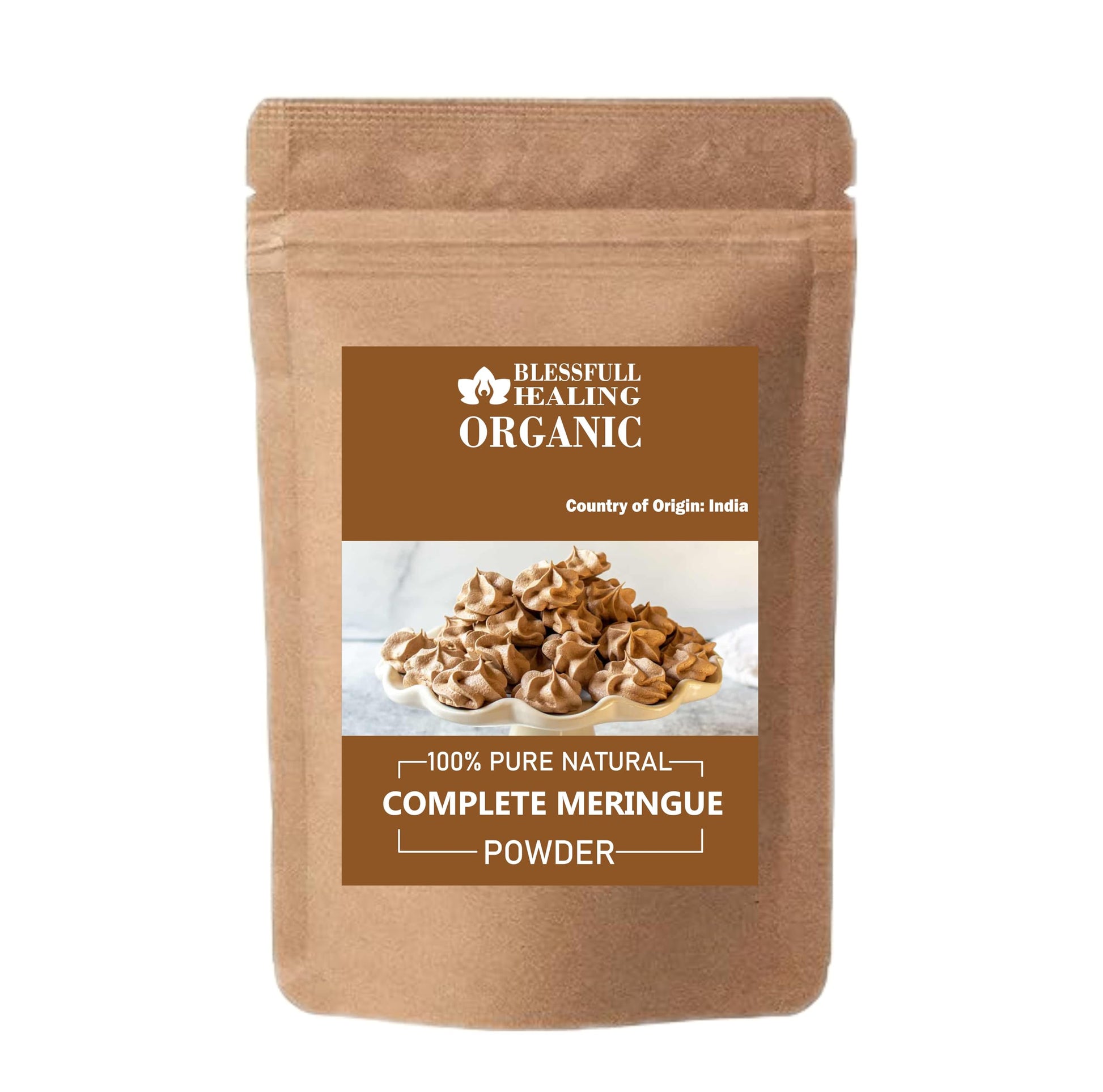 Blessfull Healing Organic Complete Meringue Powder 3.53 oz