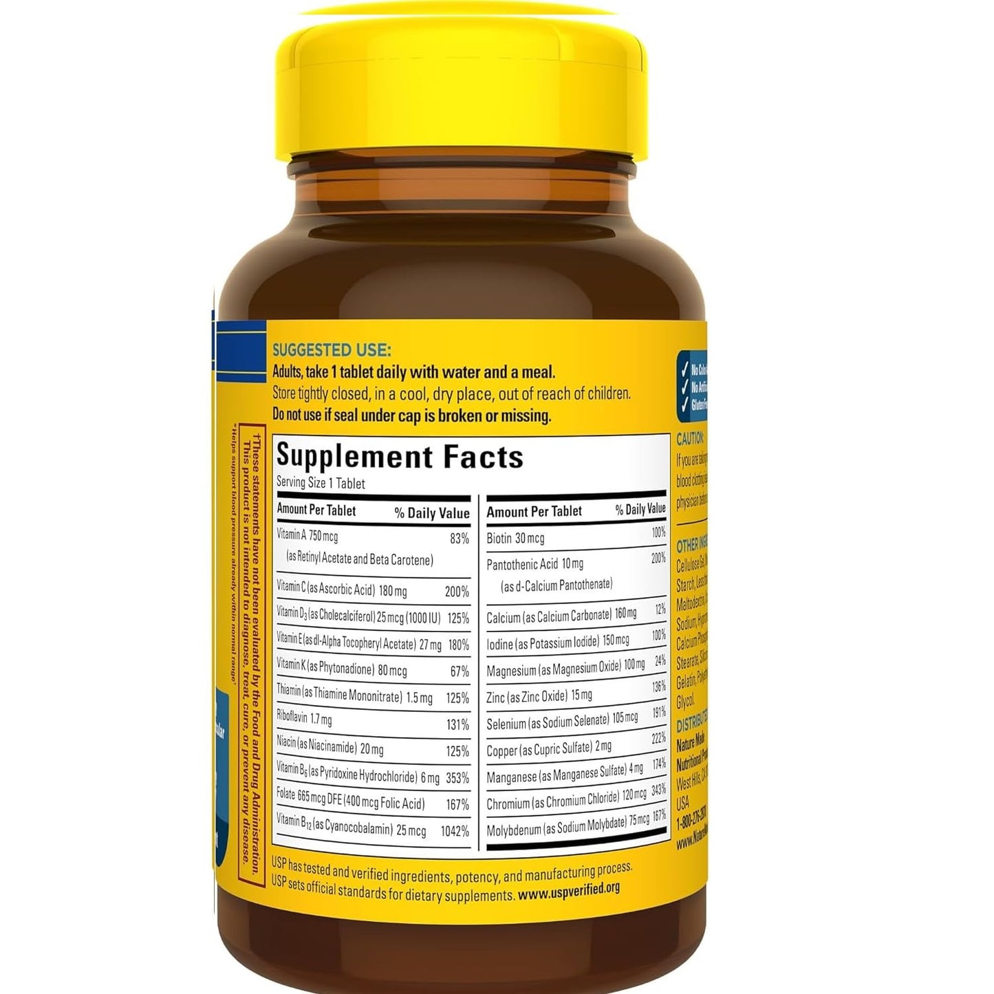 Nature Made Multi for Him 50+ Dietary Supplement Tablets, 360 Tablets