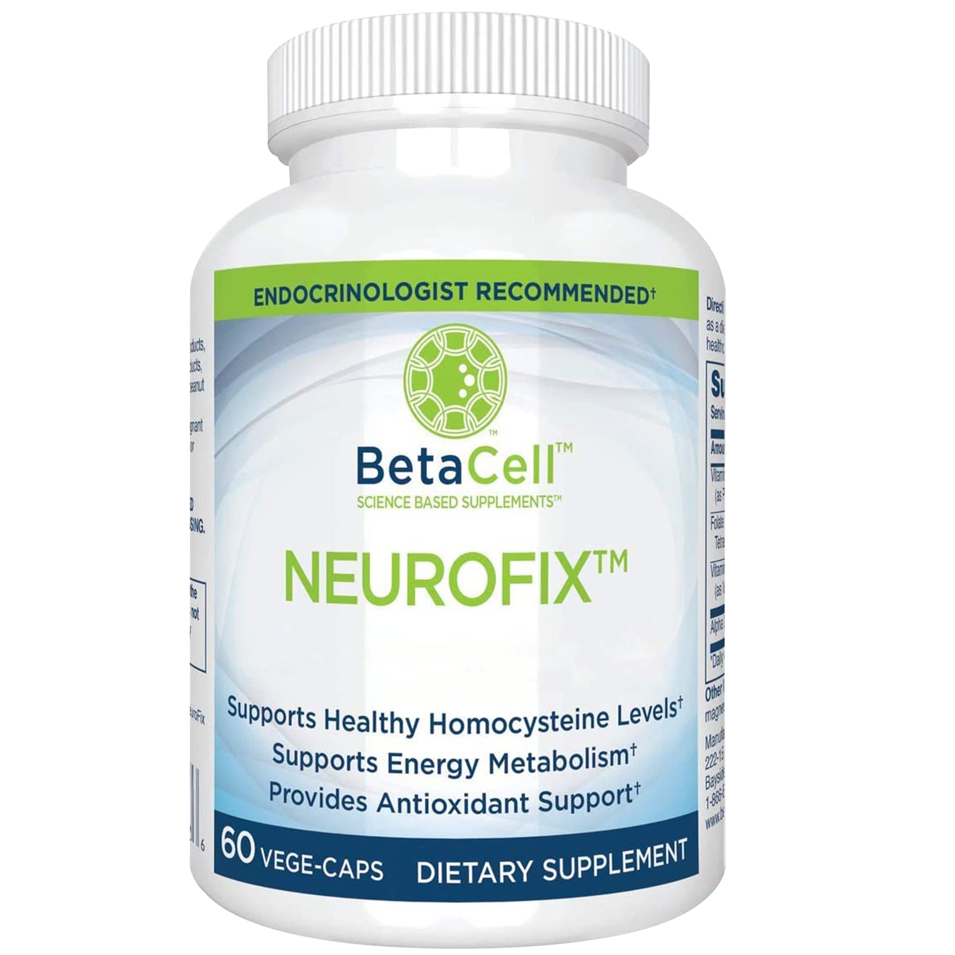 BETACELL Neurofix Nerve Support Formula Capsules, 60 Count