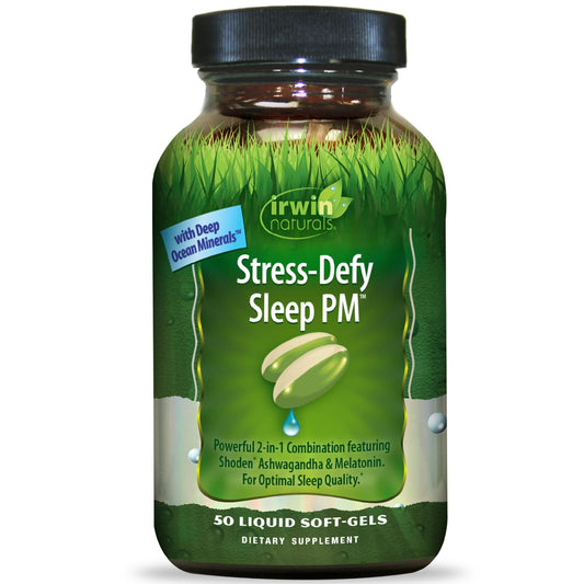 Irwin Naturals Stress-Defy Sleep PM Softgel 50 Count
