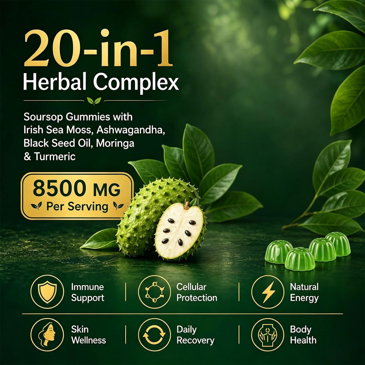 Generic Soursop Gummies 1 Count