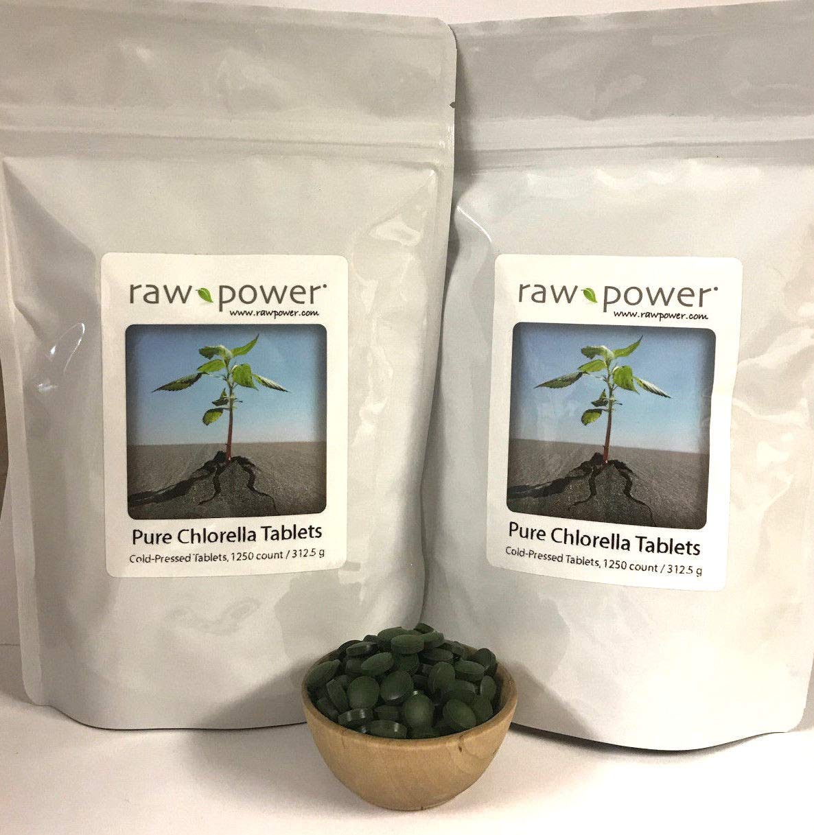 Raw Power Chlorella Tablets 2500 Count