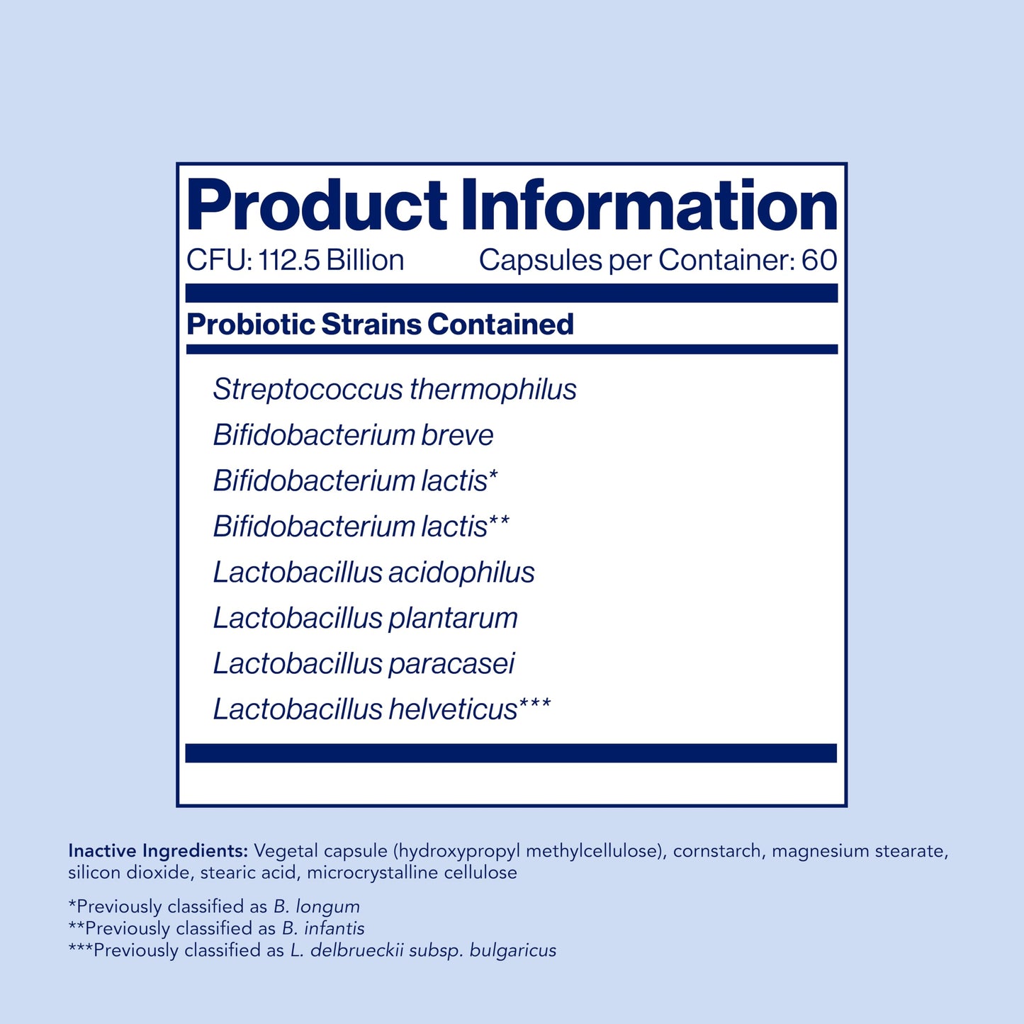 VSL #3 Probiotics for Digestive Health, IBS & UC Symptoms - 112.5B CFUs, High-Potency, Multi-Strain, Refrigerated Probiotic, 60 Capsules