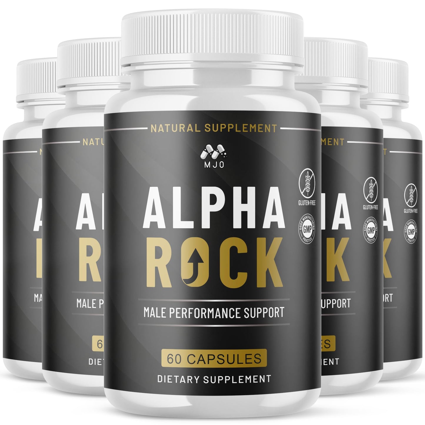 MJO Alpha Rock Pills for Men 300 Capsules