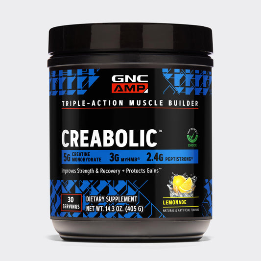 GNC AMP Creabolic Creatine Monohydrate Powder 14.3 Ounce
