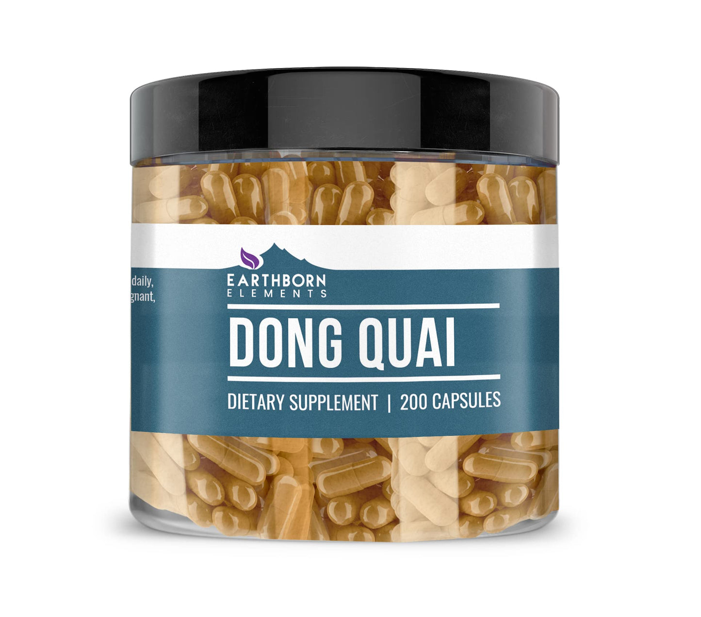 Earthborn Elements Chinese Motherwort & Dong Quai Capsules, 2-Pack, 200 Capsules