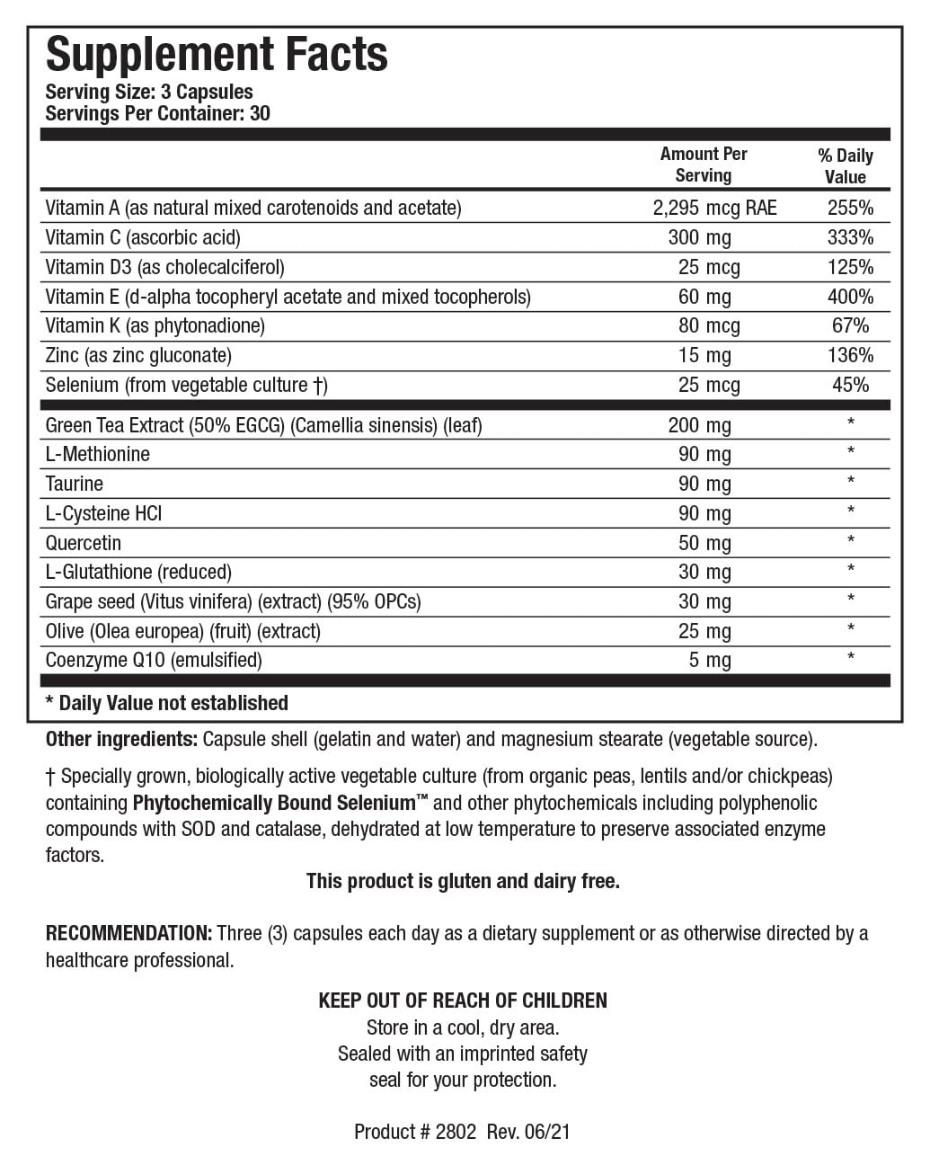 Biotics Research BioProtect Plus Capsules 90 Count