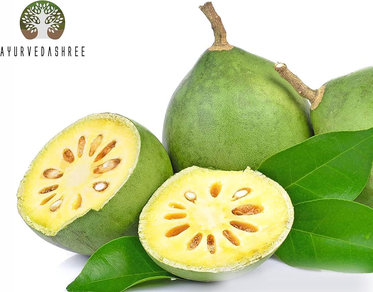 AYURVEDASHREE Bilva Powder - Bael Leaves Powder - Aegle marmelos, Powder, 3.53 Ounce