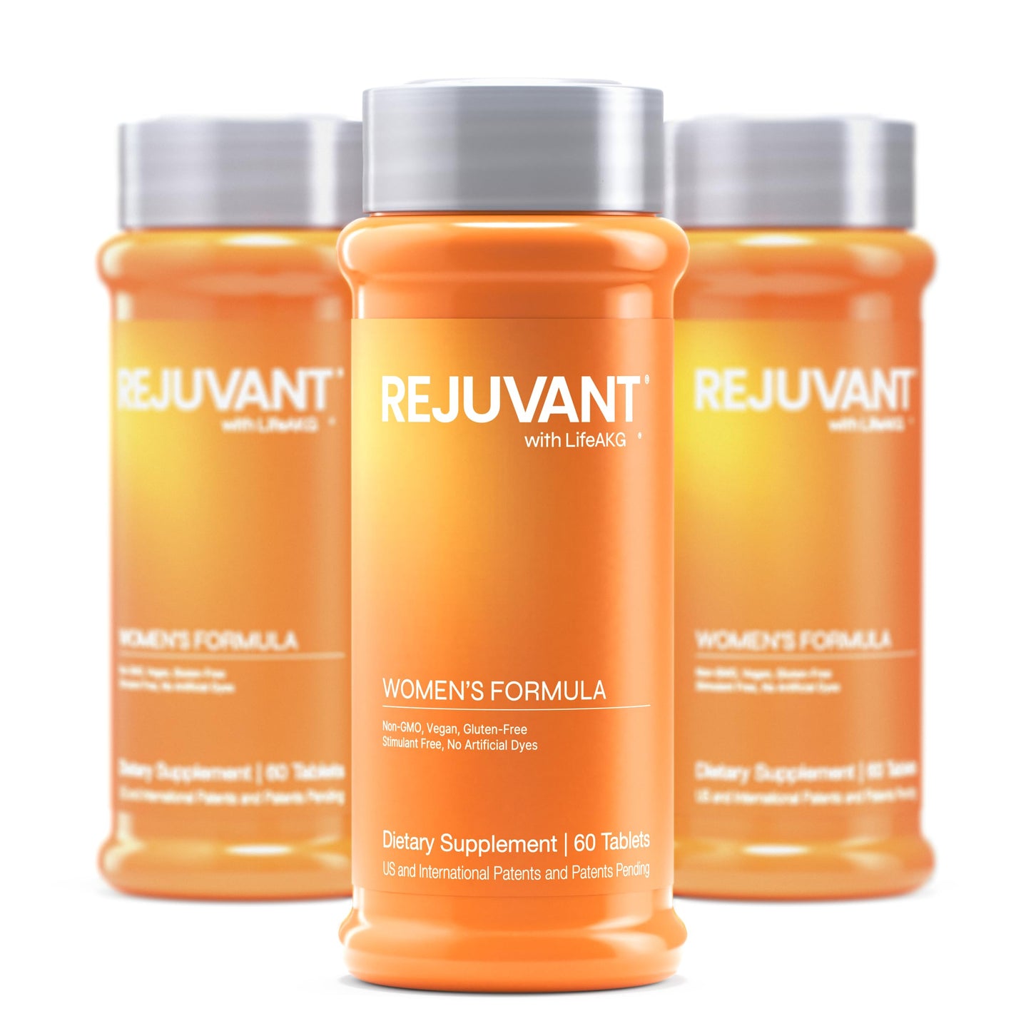 Rejuvant Women's AKG Longevity Supplement 1000mg Calcium Alpha-Ketoglutarate, 180 Tablets