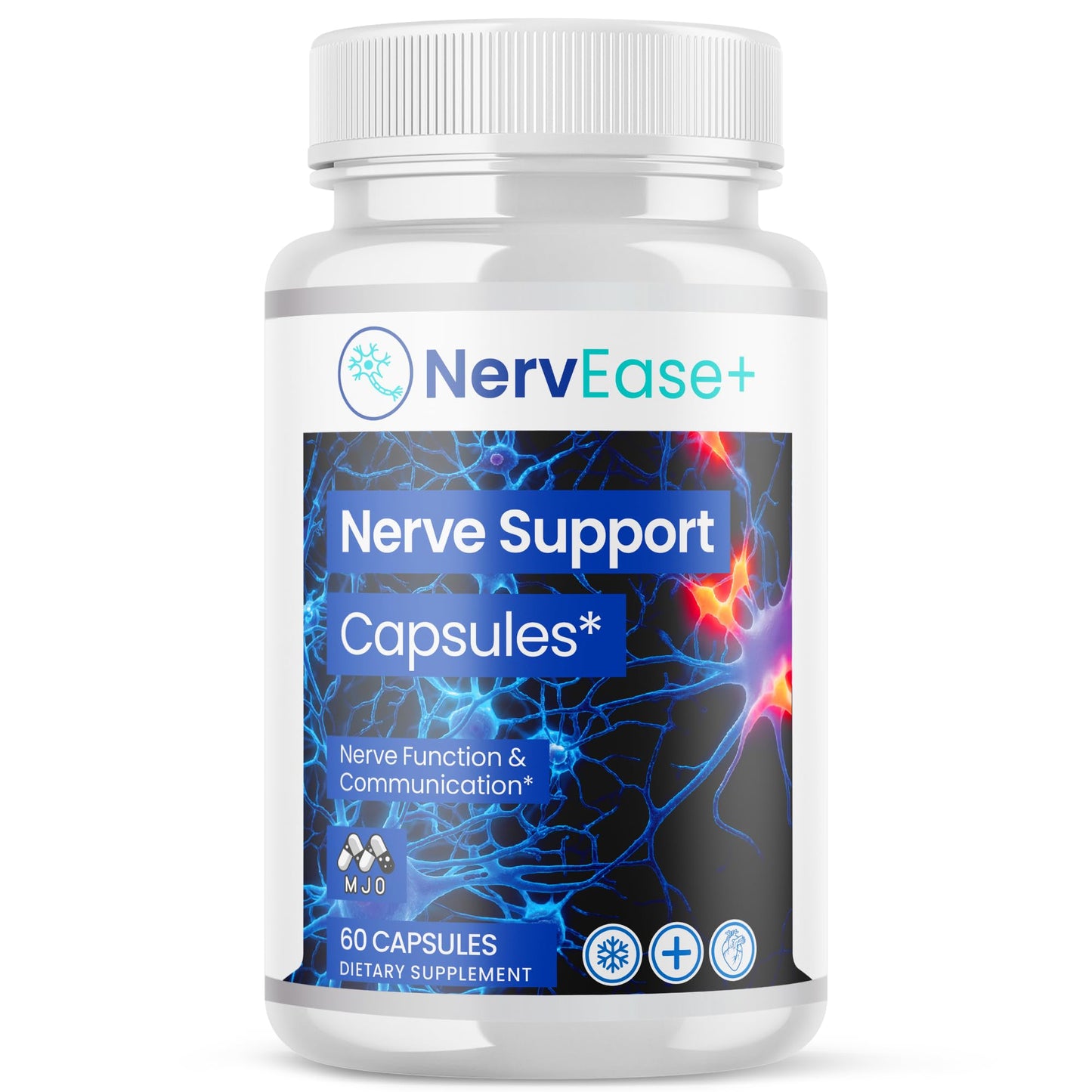 MJO Nervease Capsules, 60 Count