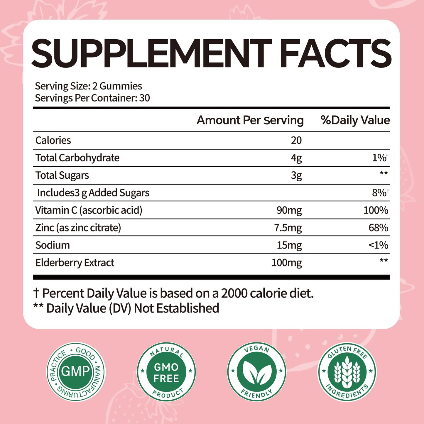 AAGUMMM Elderberry Immune Gummies, 60 Gummies