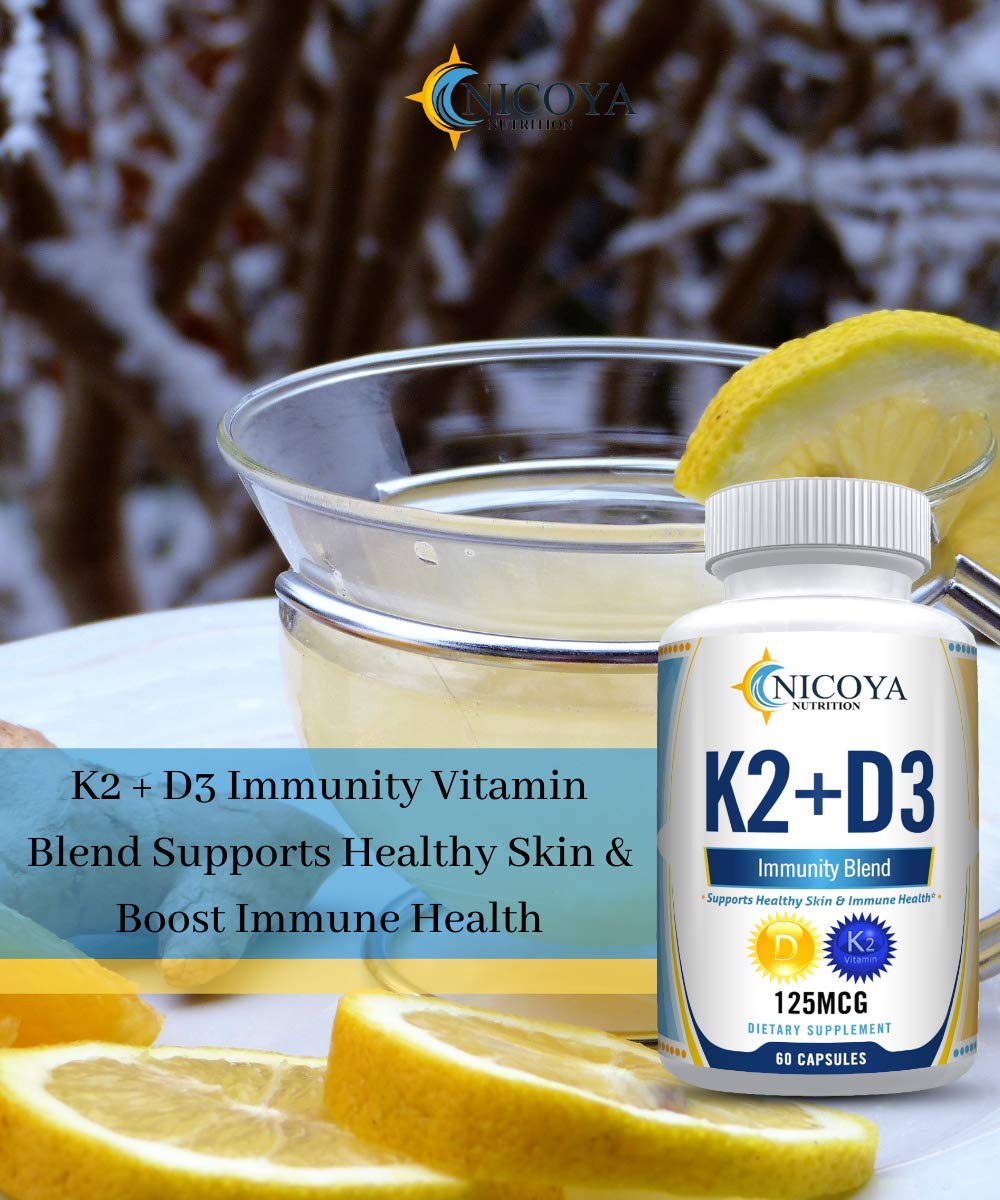 Nicoya Nutrition Vitamin K2 D3 5,000 IU Softgels, 60 count