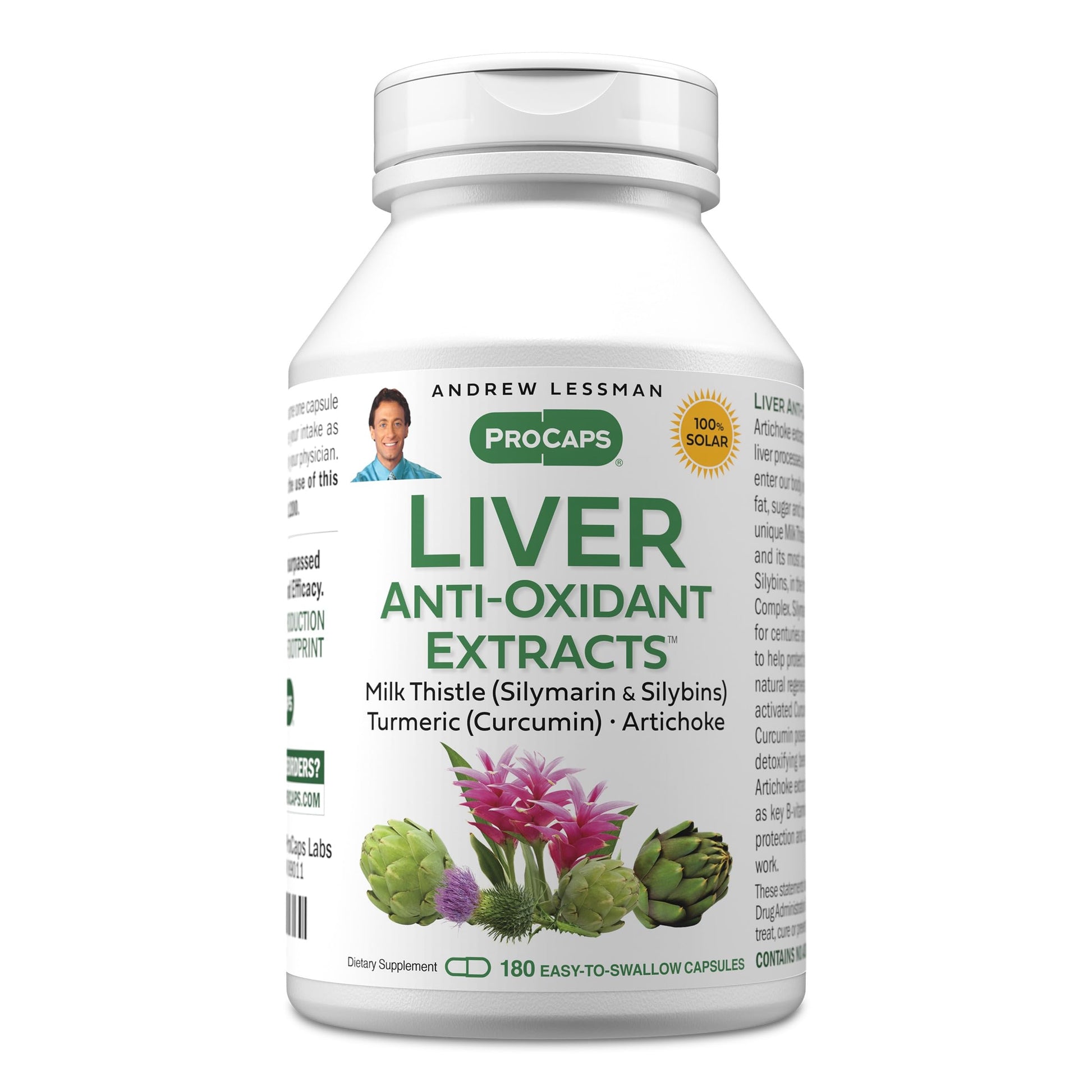 Andrew Lessman Liver Anti-Oxidant Extracts Capsules 180