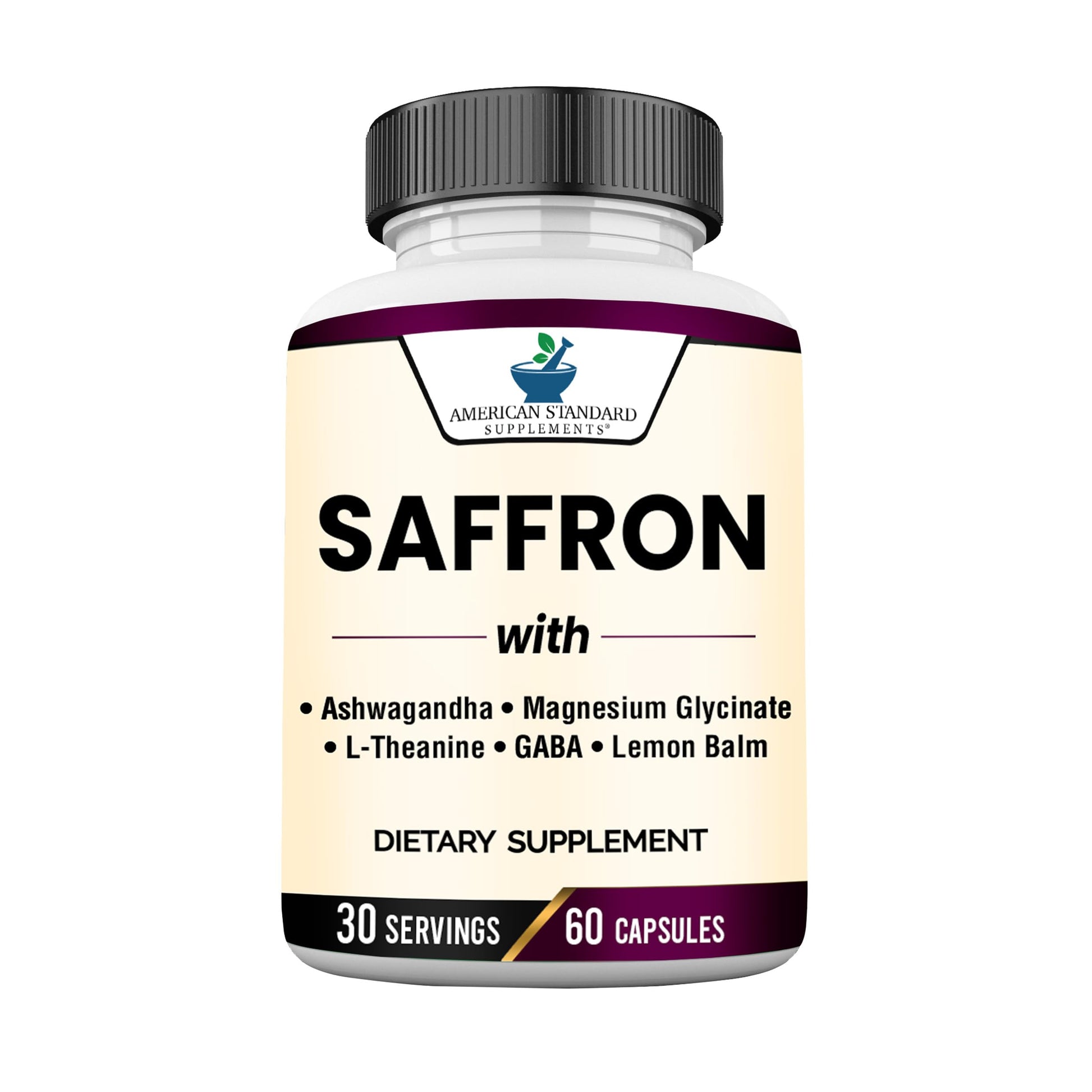 American Standard Supplements Saffron Extract 100mg Capsule 60 Count