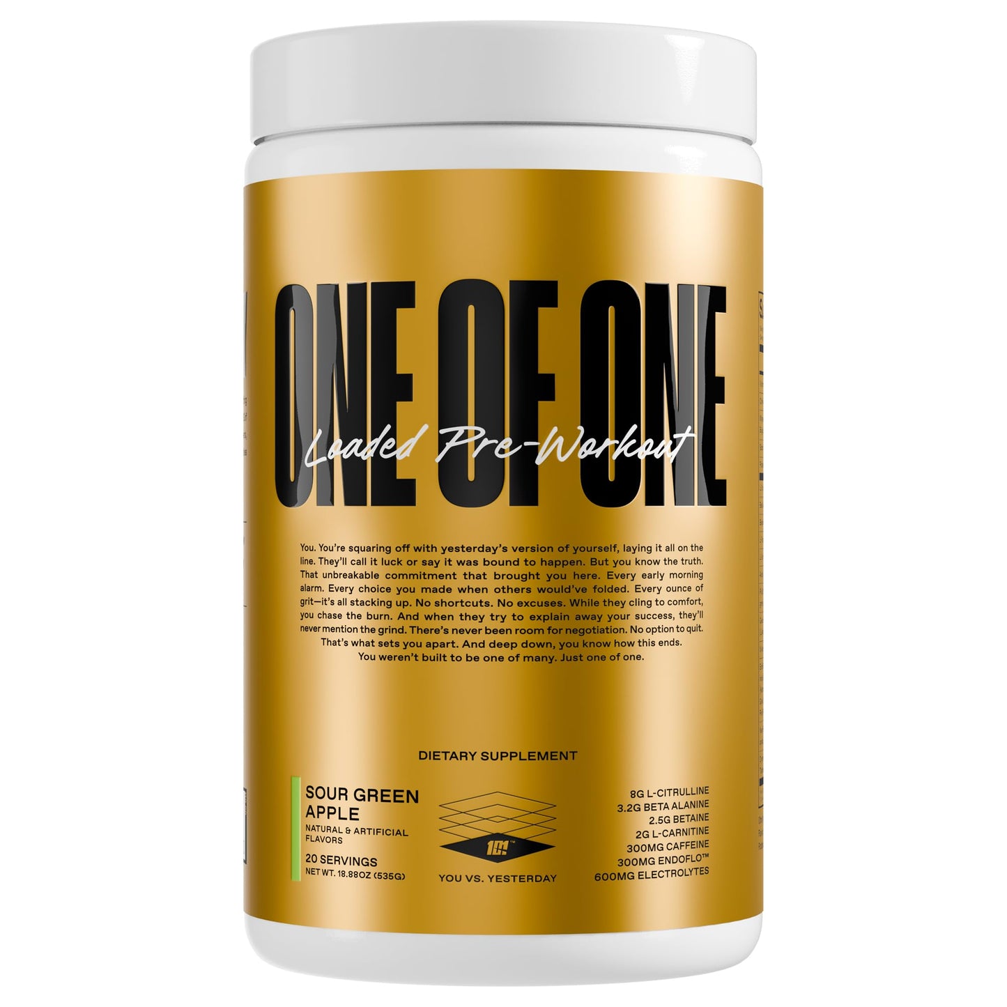 ONE OF ONE Loaded Pre-Workout Powder 18.8